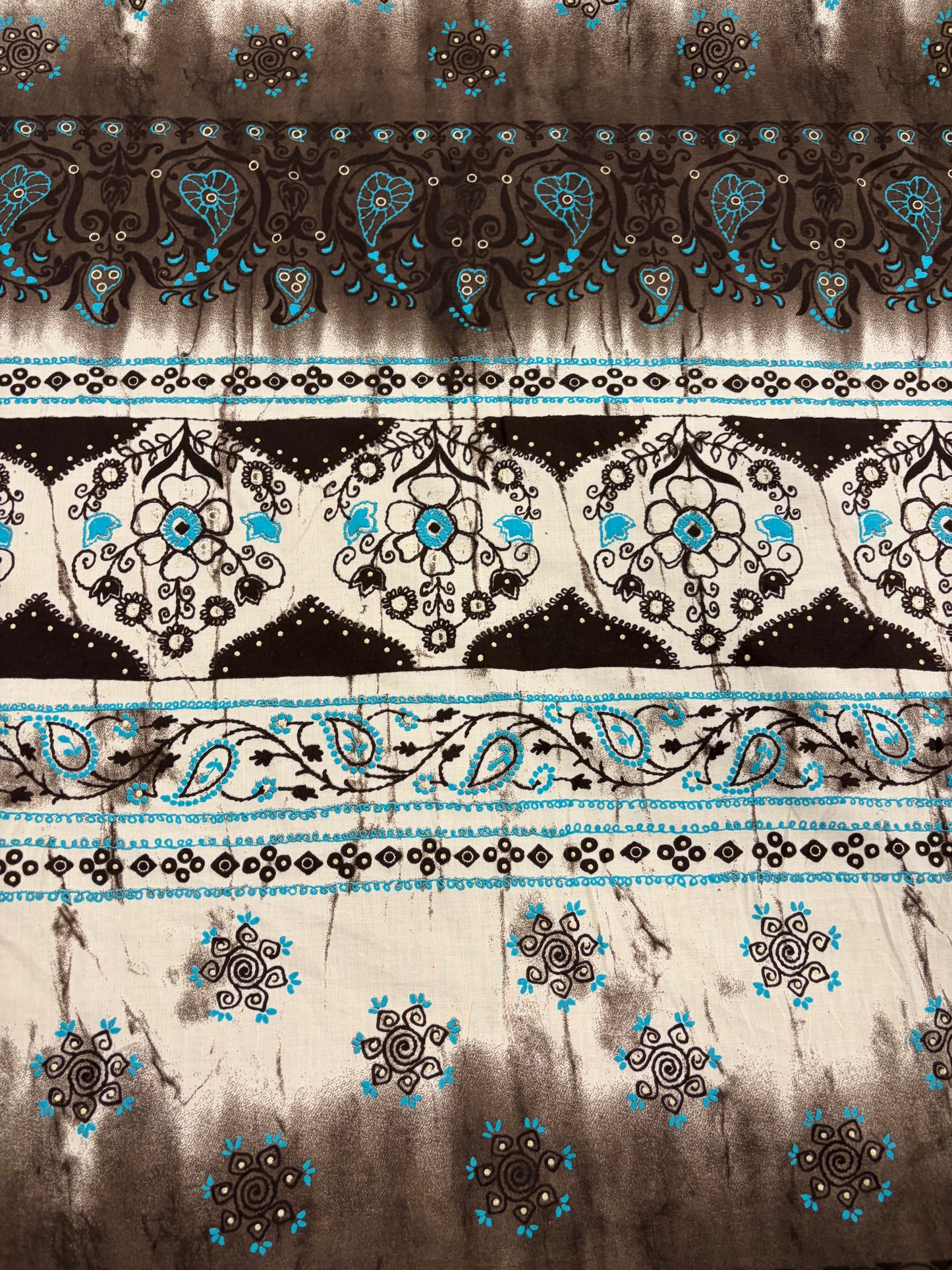 HAGRID 024 Boho style printed cotton voile