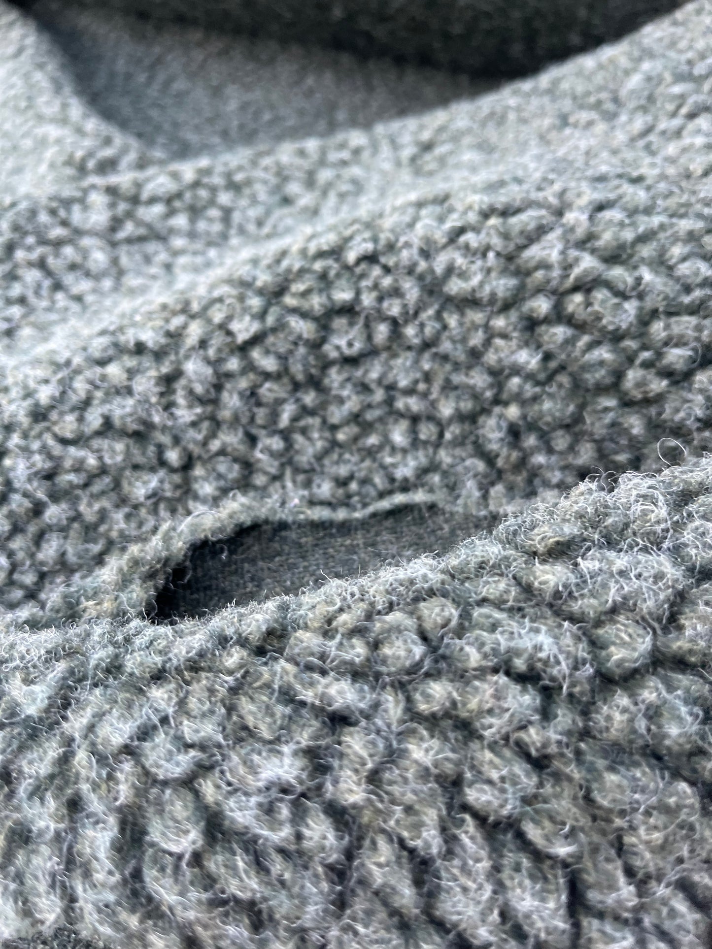 WOOLY 007 Heavy Lambwool bouclette khaky
