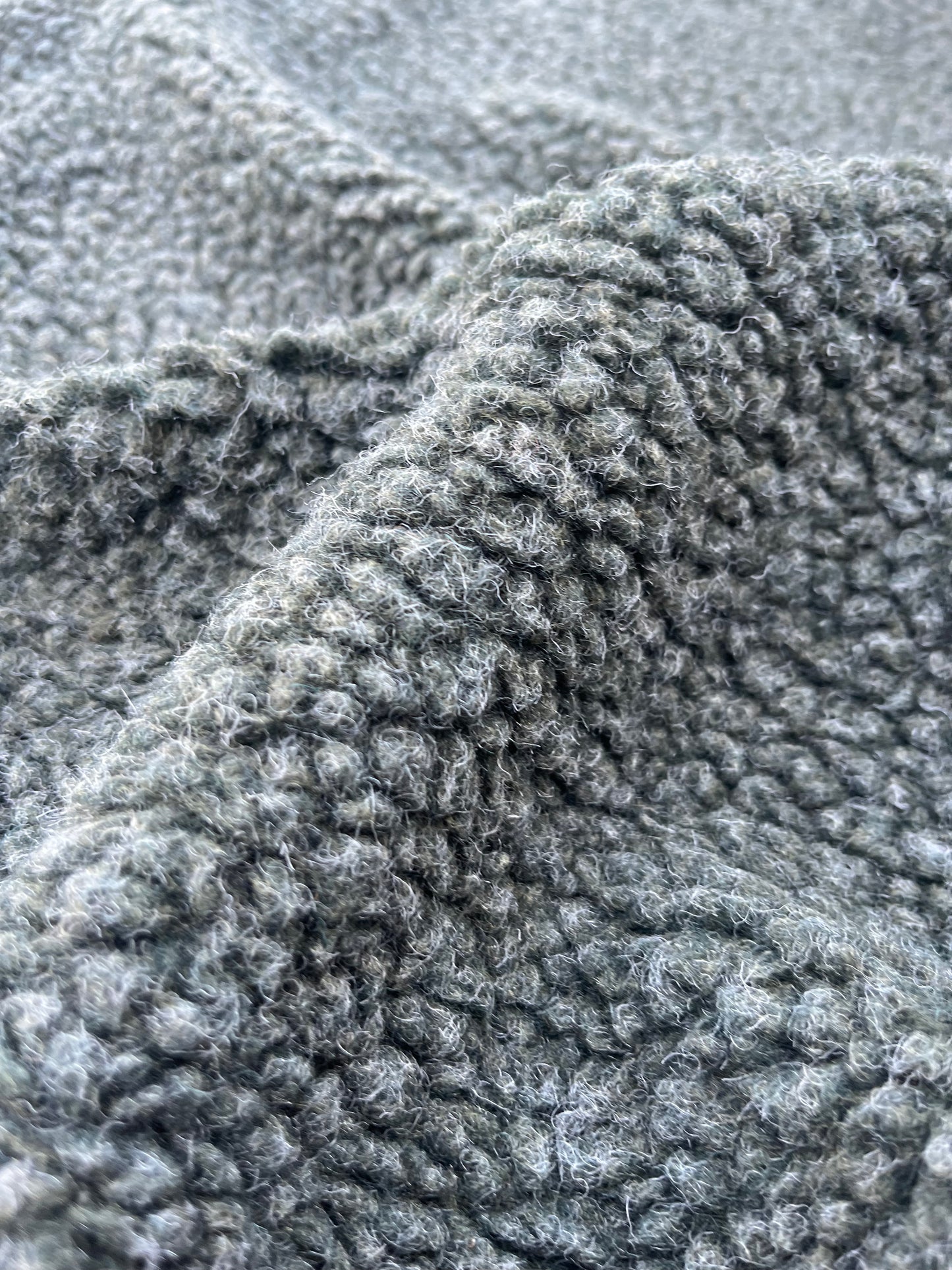 WOOLY 007 Heavy Lambwool bouclette khaky