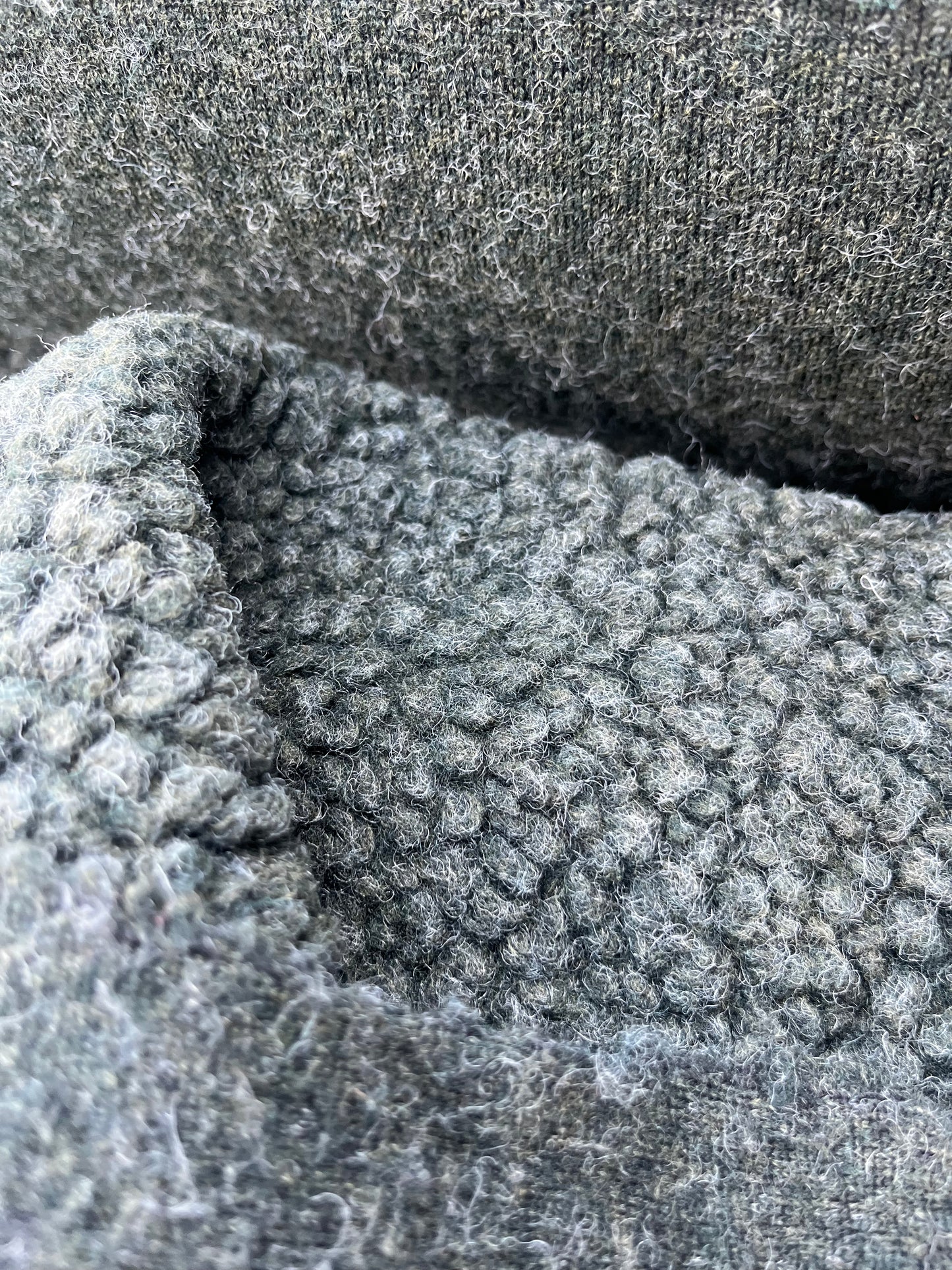 WOOLY 007 Heavy Lambwool bouclette khaky