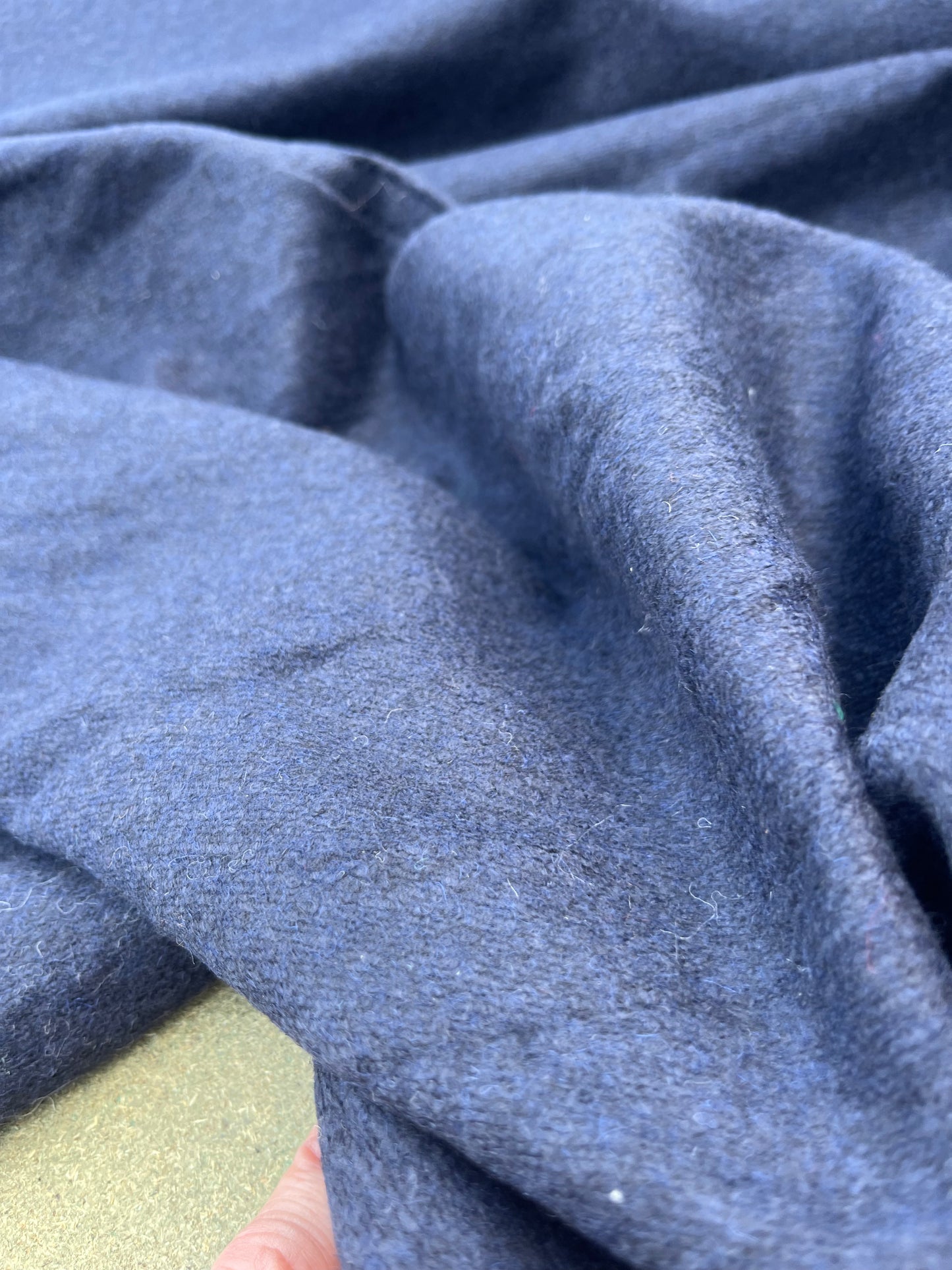 WOOLY 010 Wool jersey navy