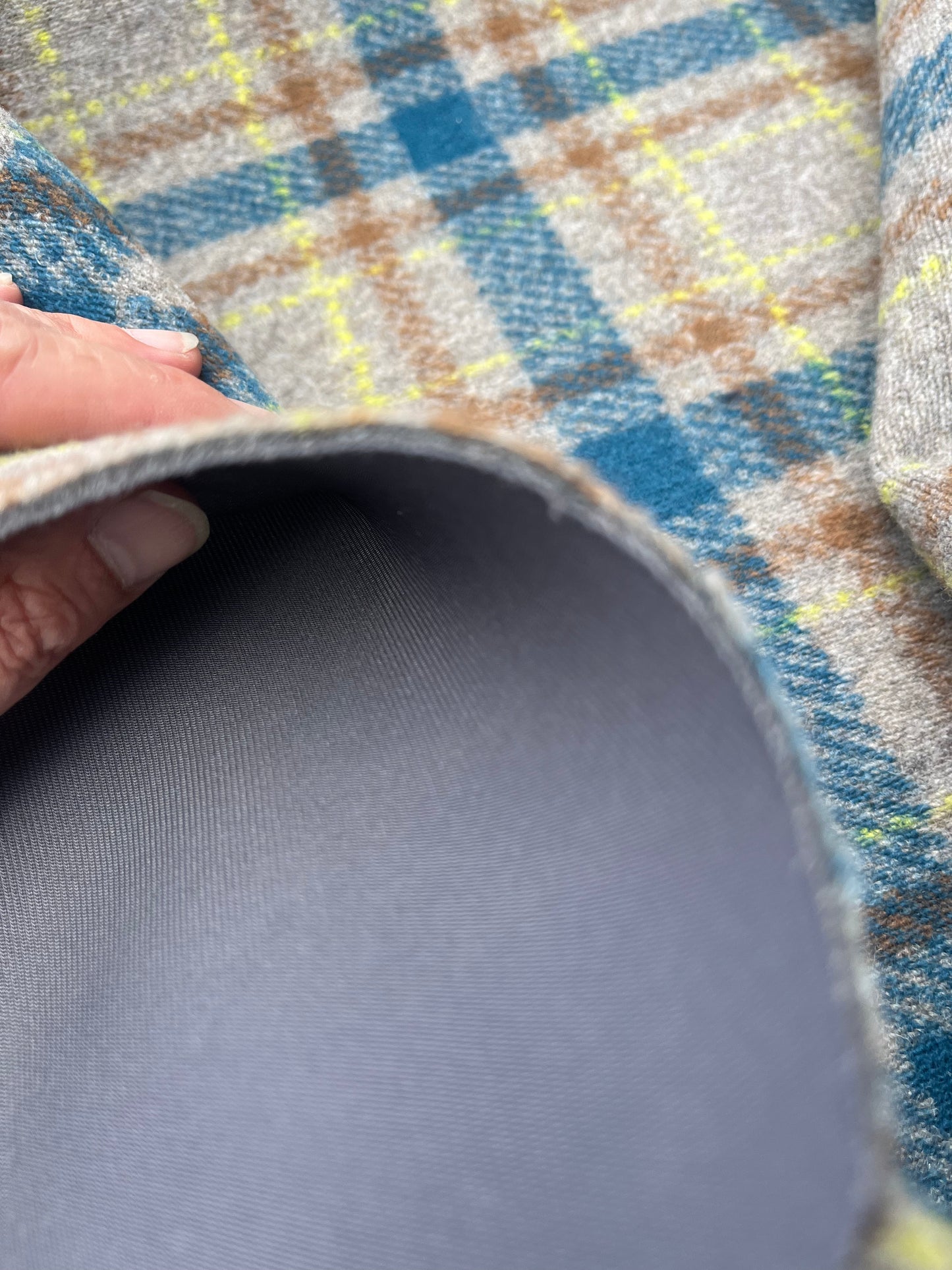 WOOLY 014 wool check double face