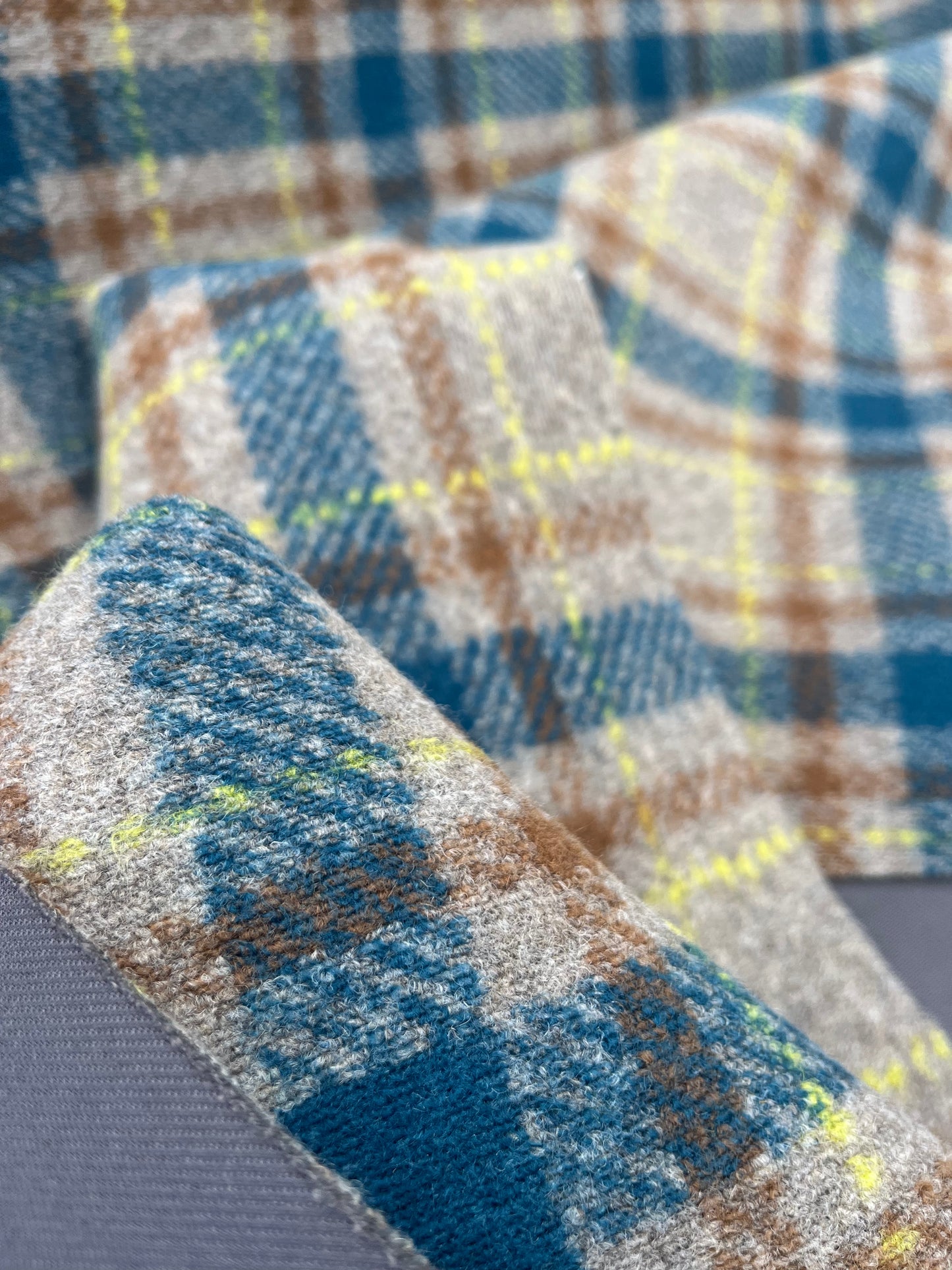 WOOLY 014 wool check double face
