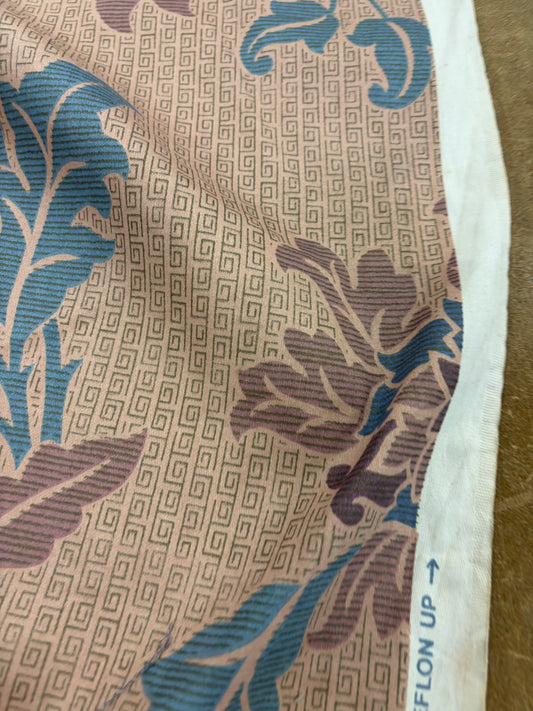 HAGRID 033 soft salmon printed cotton bachette
