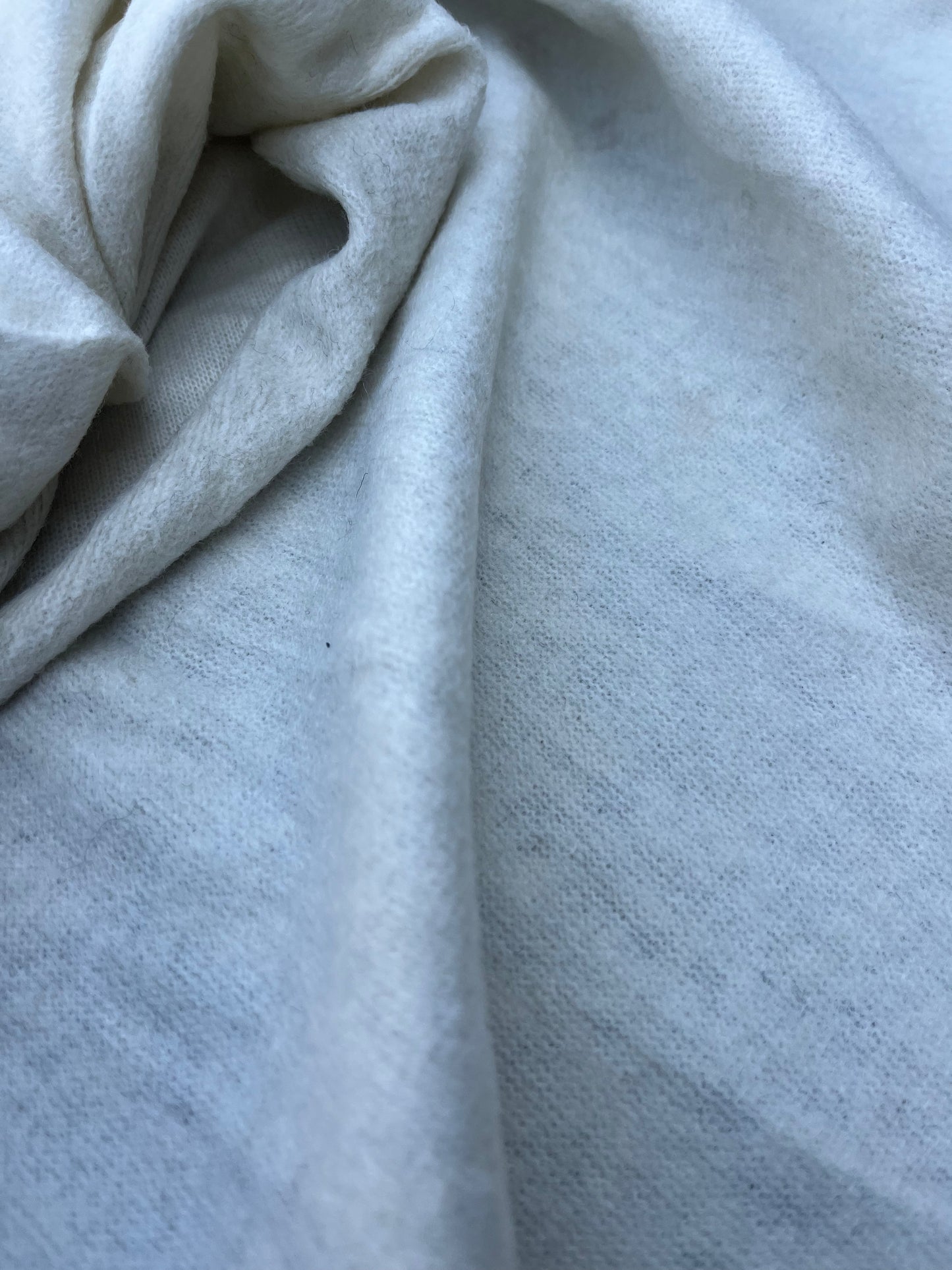 WOOLY 017 Wool jersey ecru