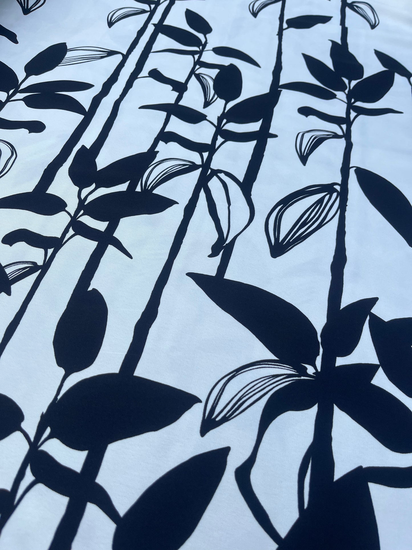 RW 203 twill black/white border print