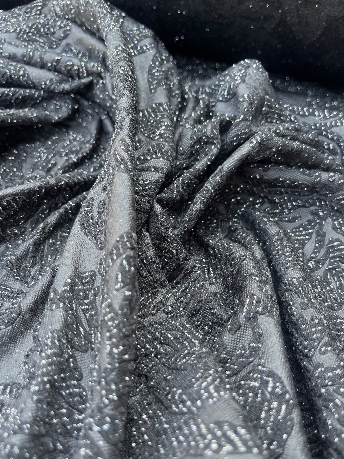 RW 206 shiny jersey with lurex print