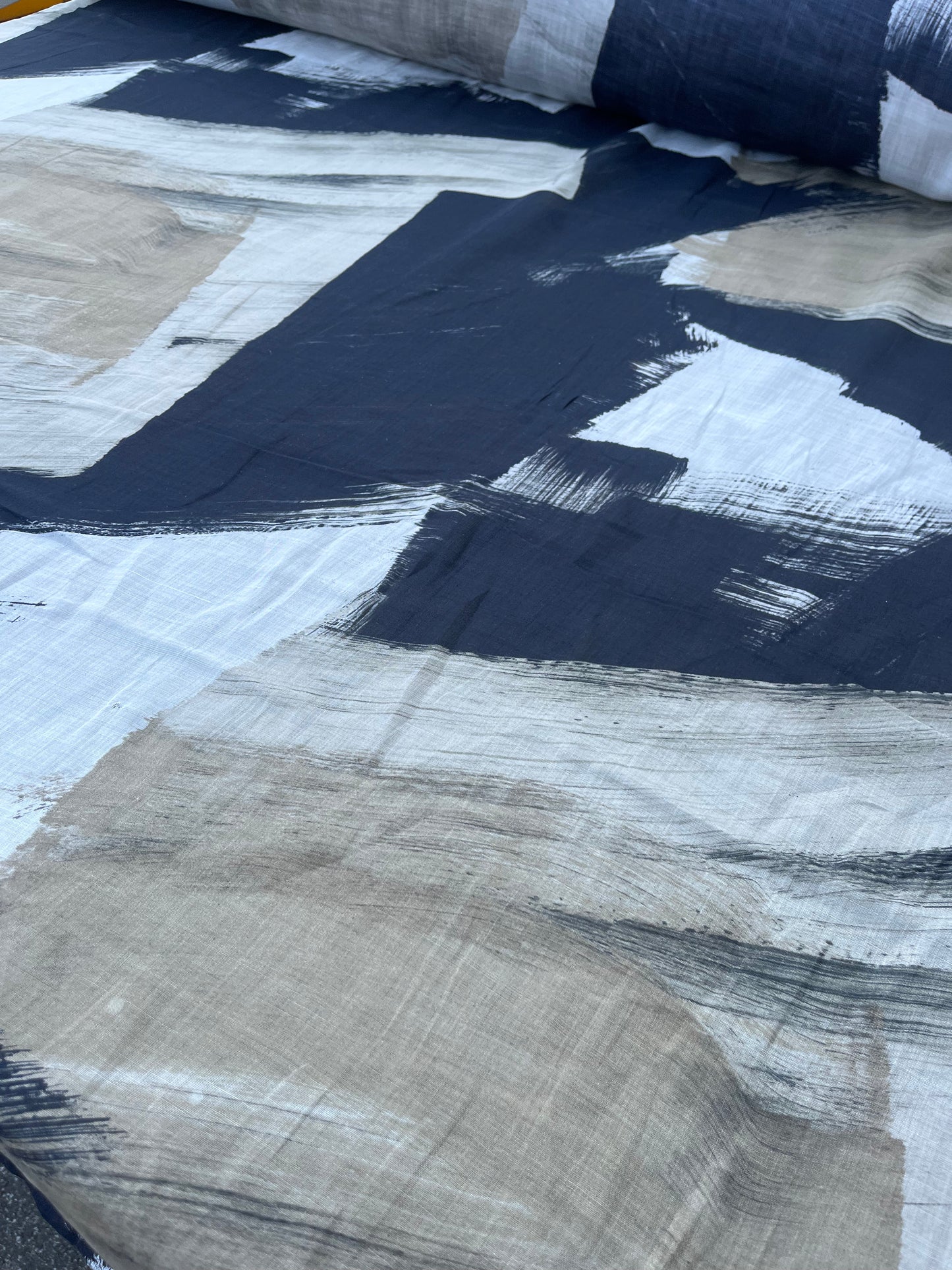 RW 207 voile cotton silk with big print