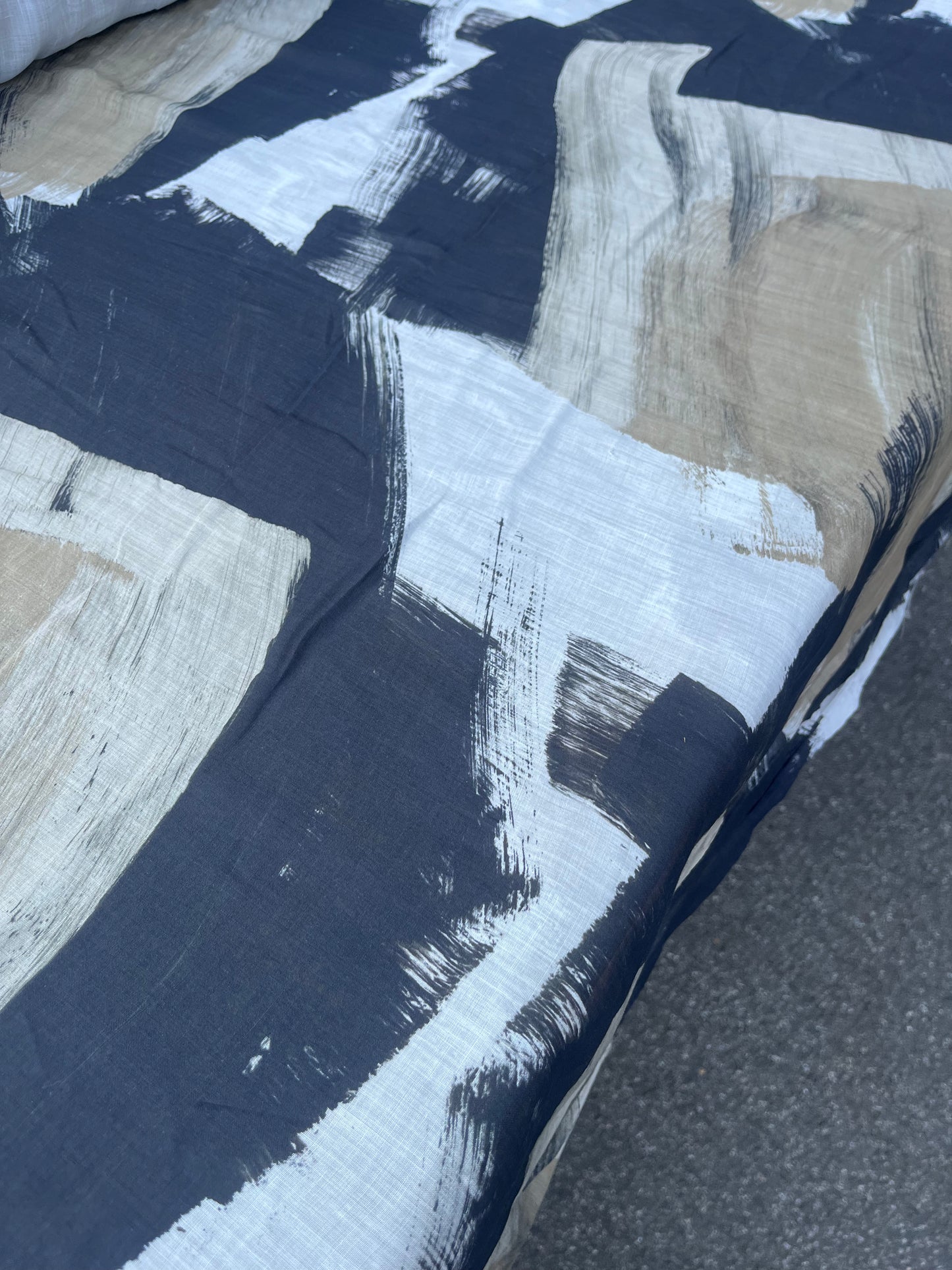 RW 207 voile cotton silk with big print
