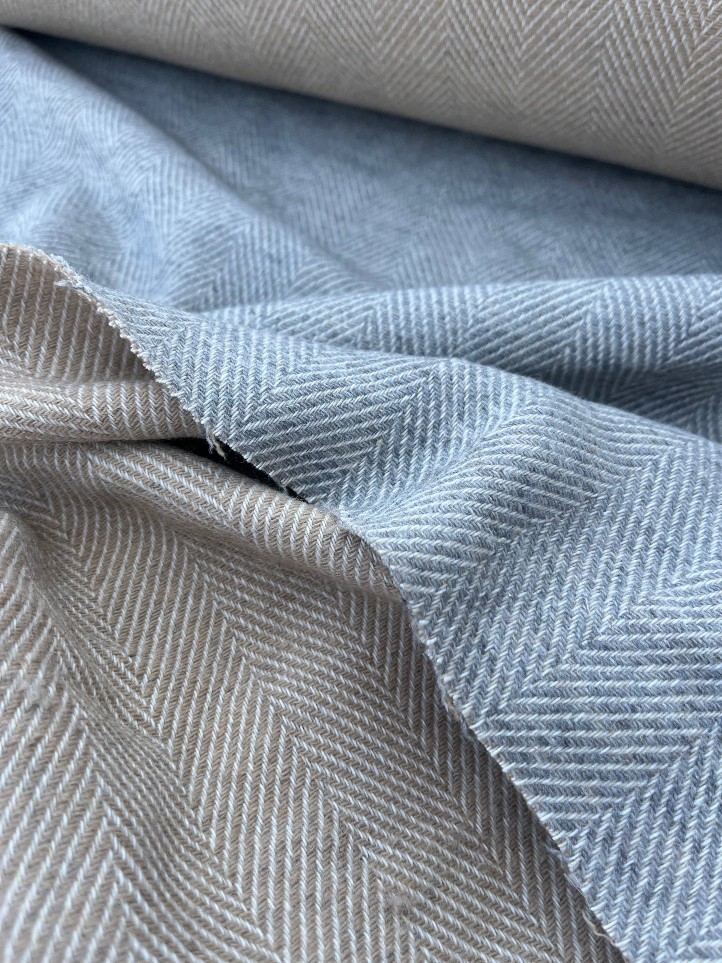 RW 212 heavy boiled wool herringbone weavy