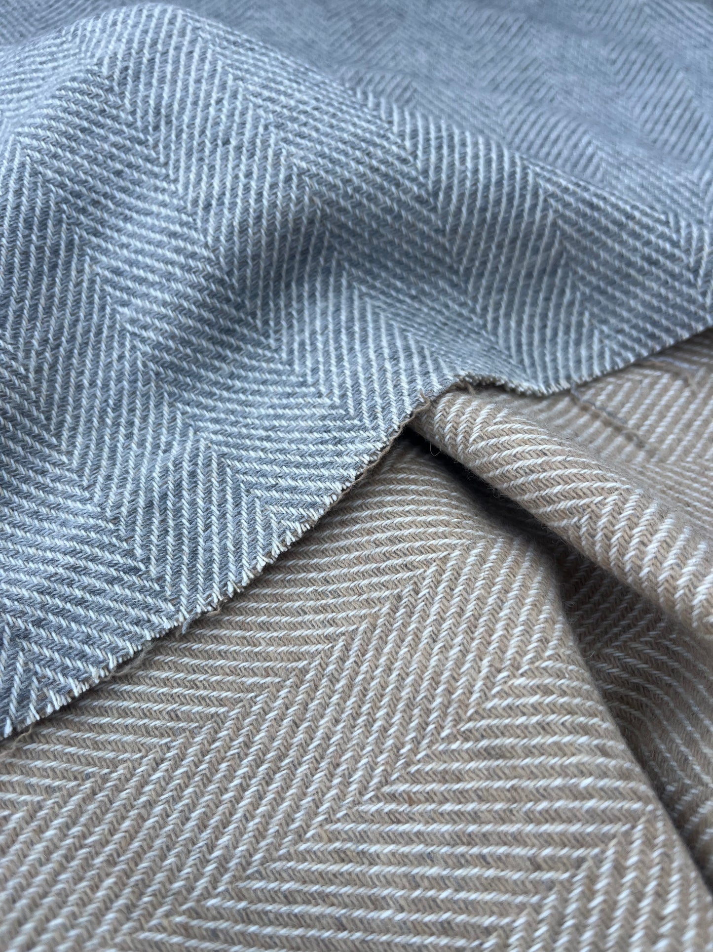 RW 212 heavy boiled wool herringbone weavy