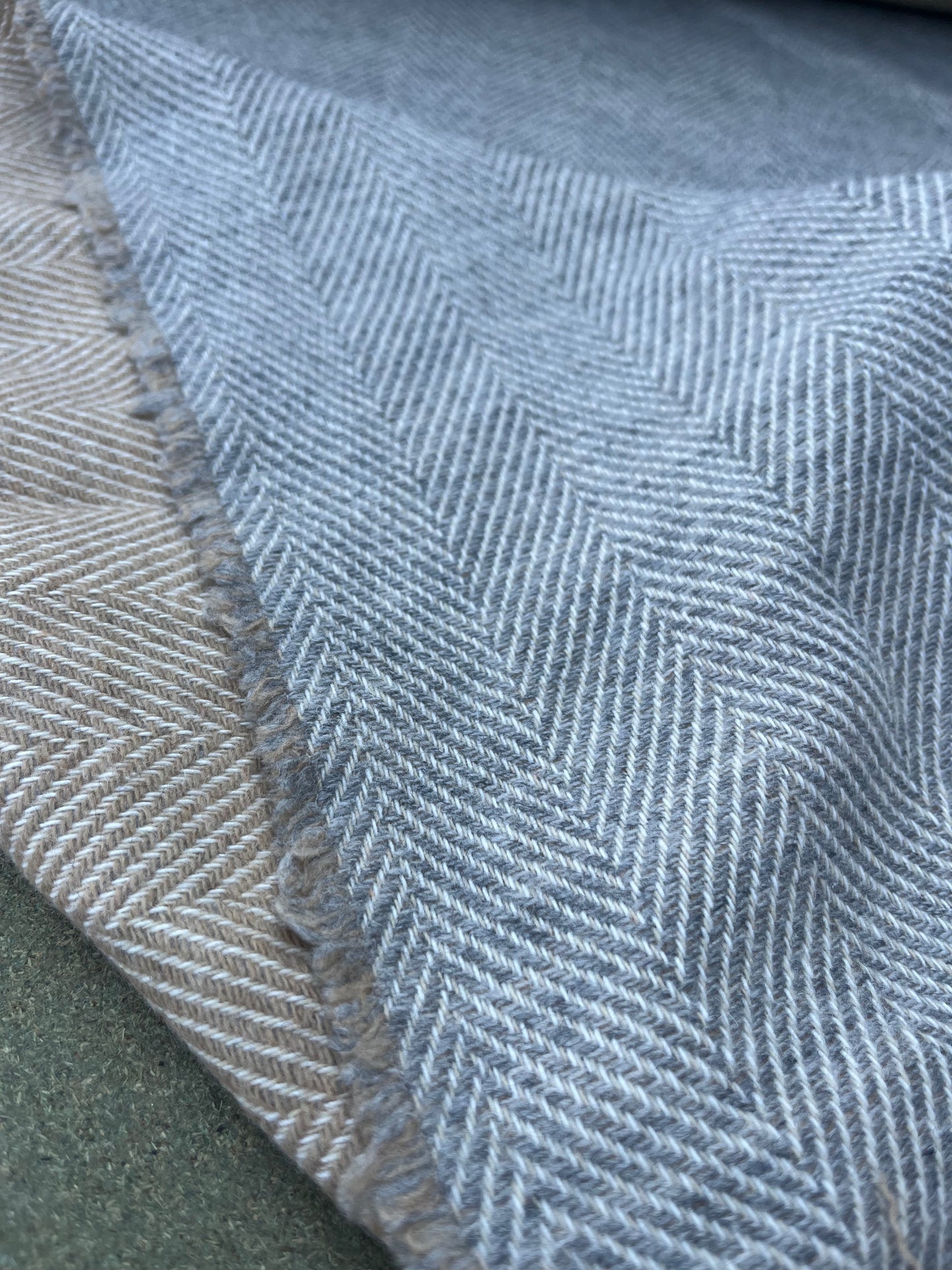 RW 212 heavy boiled wool herringbone weavy