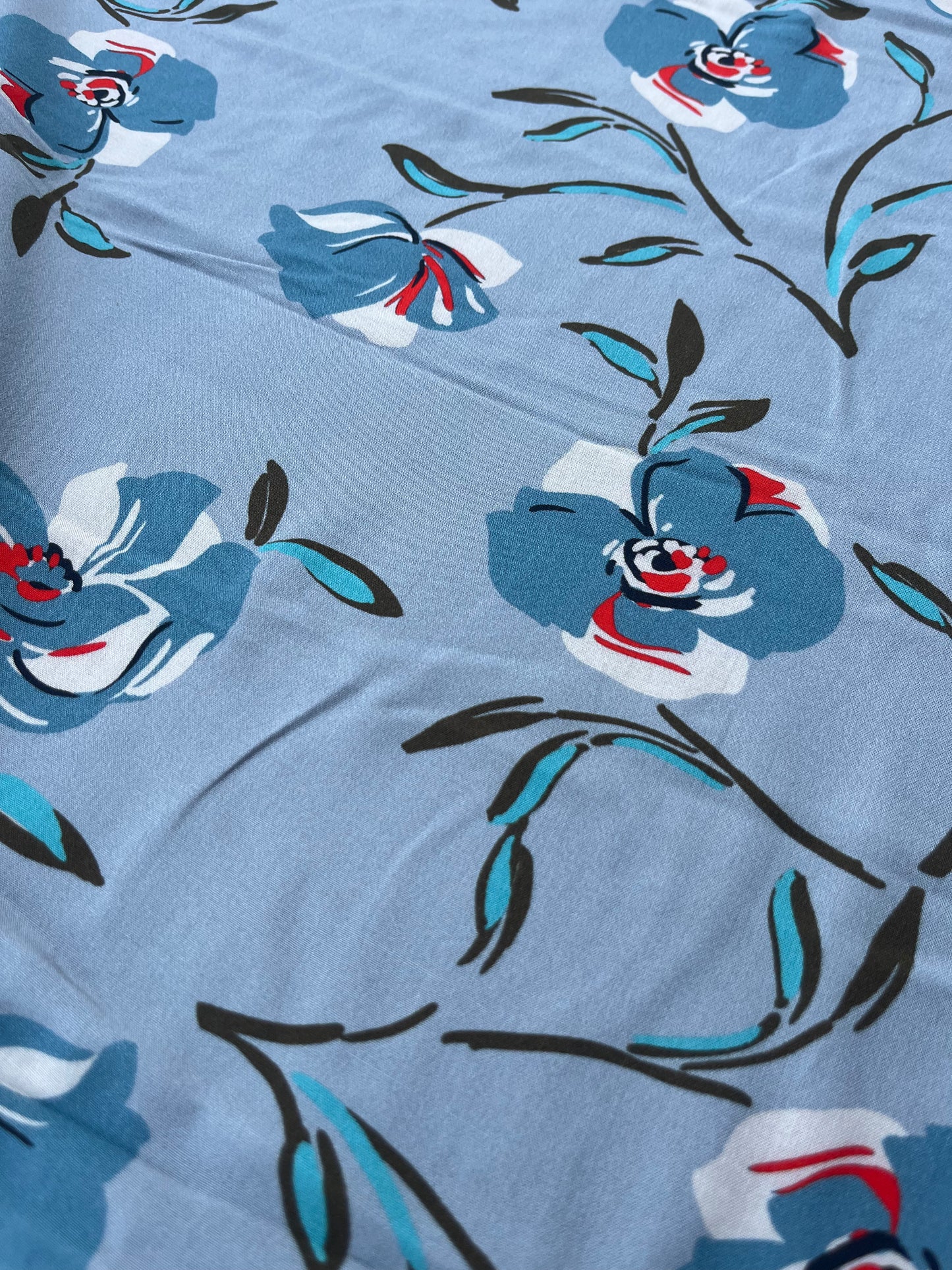 LC RW 218 viscose fibrane floral print