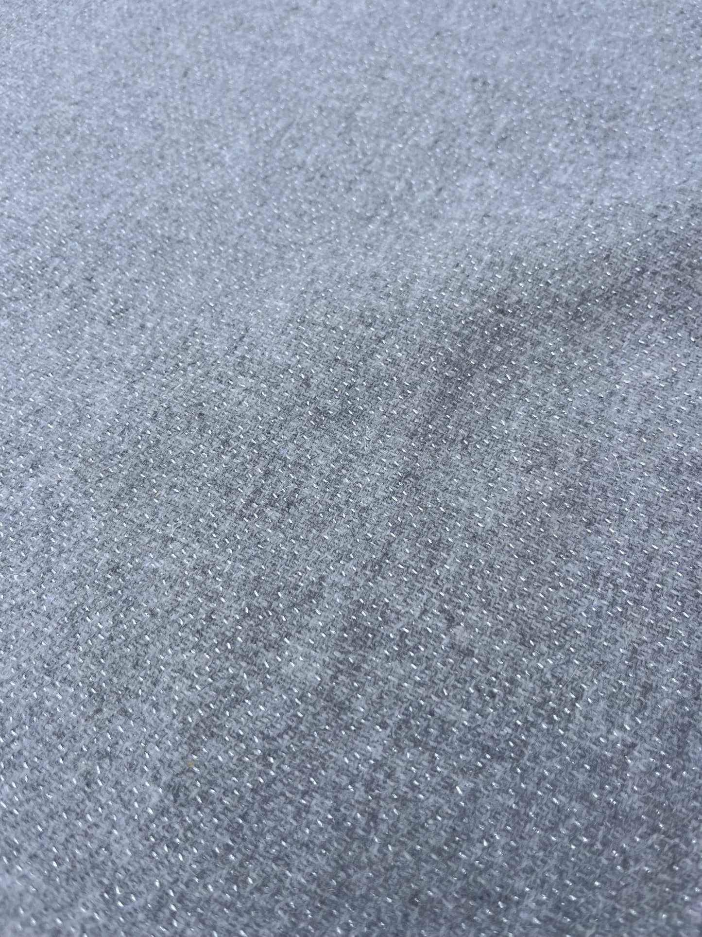 RW 228 wool blanket grey with sparkling lurex