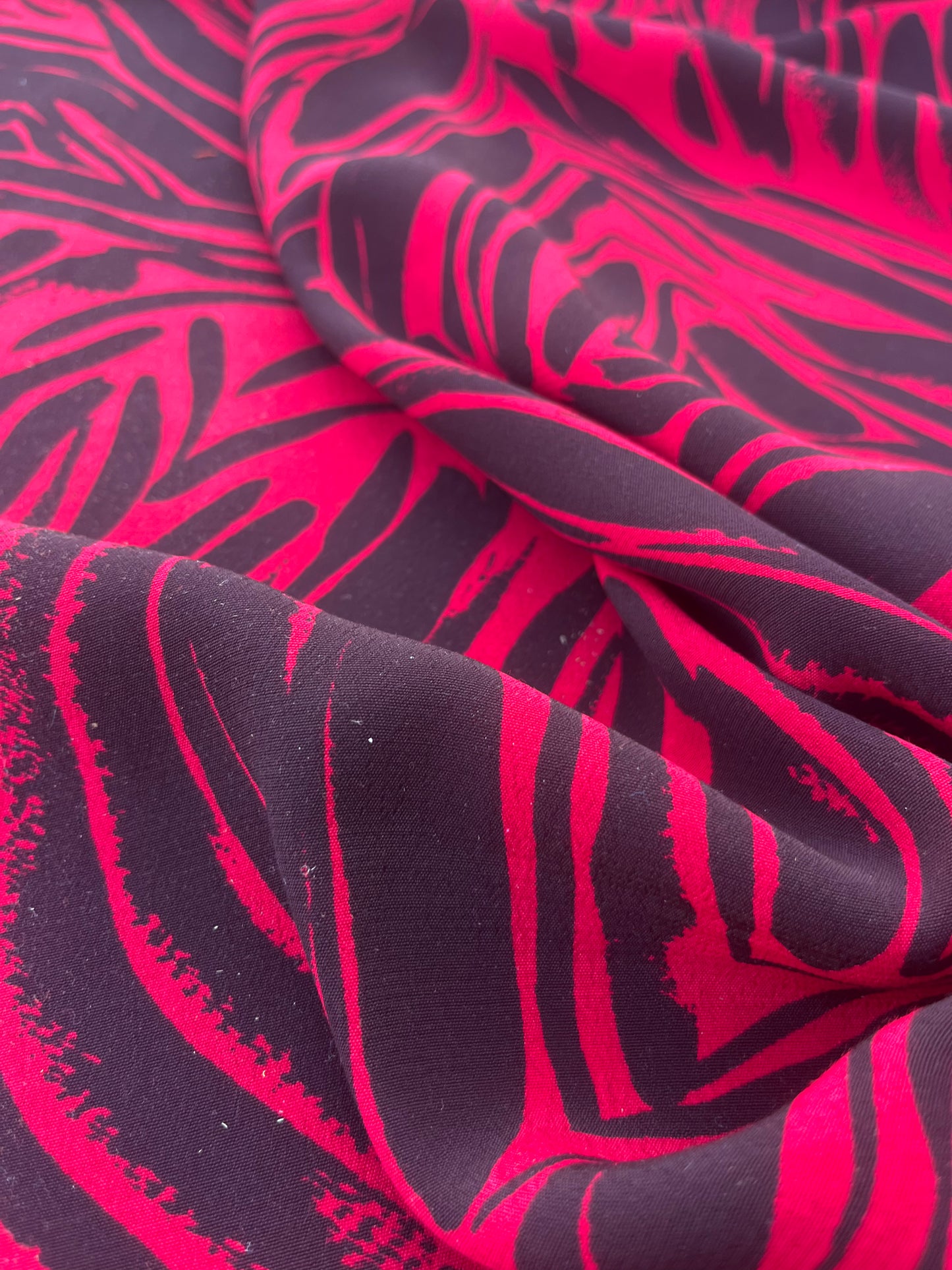 LAZARUS 001 crêpe viscose bicolor print