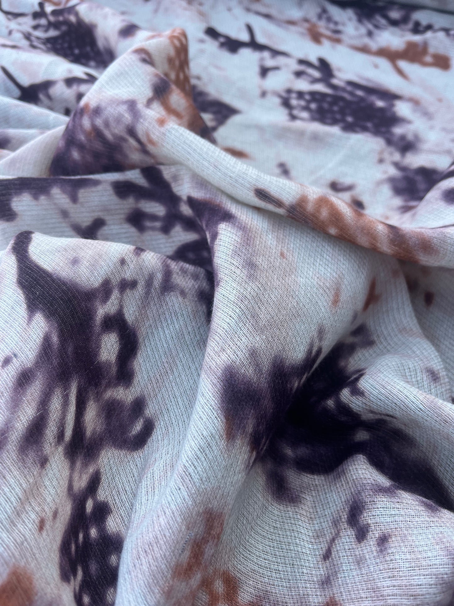 LC LAZARUS 002 cotton gaze tie-dye print
