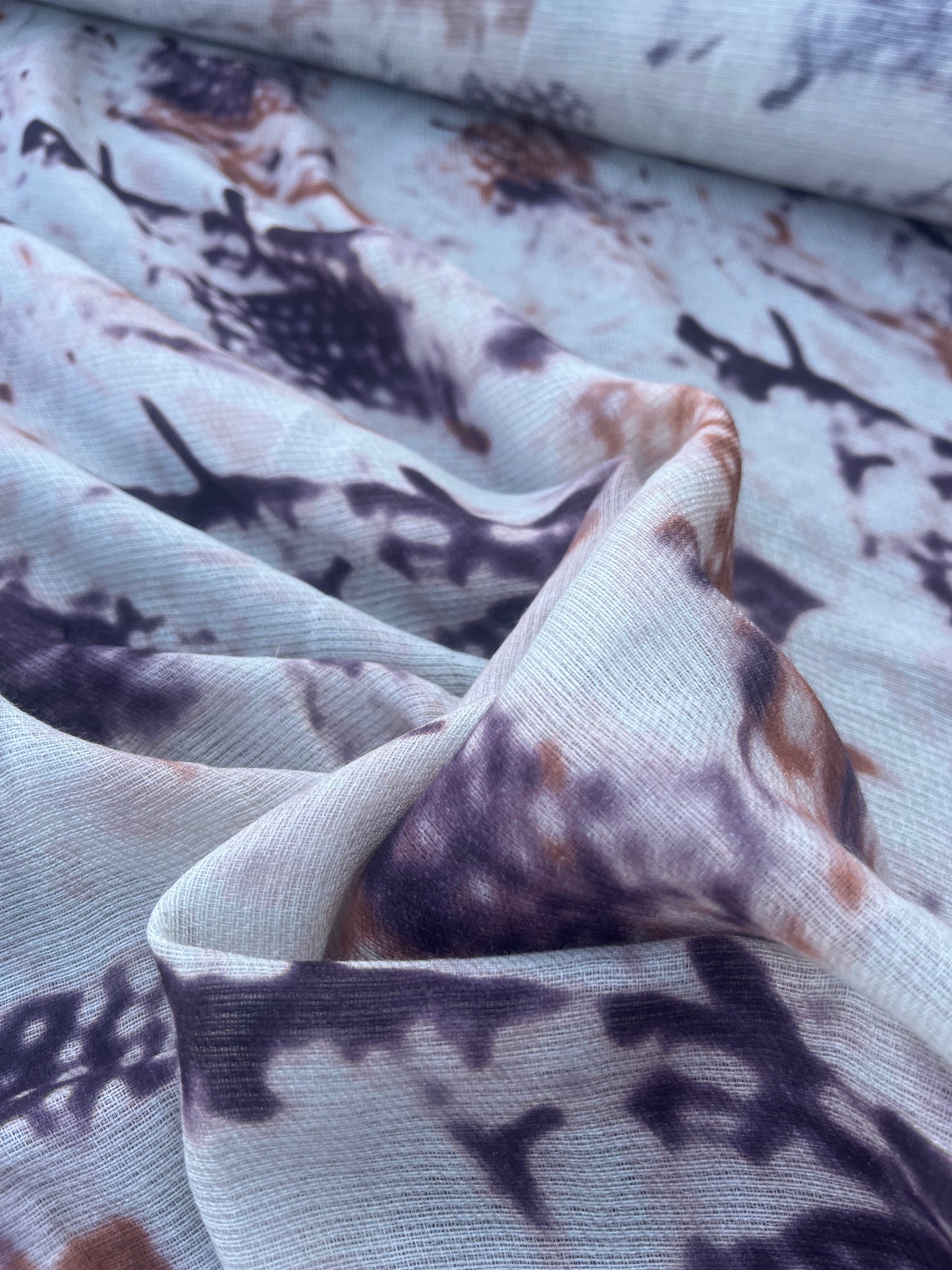 LC LAZARUS 002 cotton gaze tie-dye print