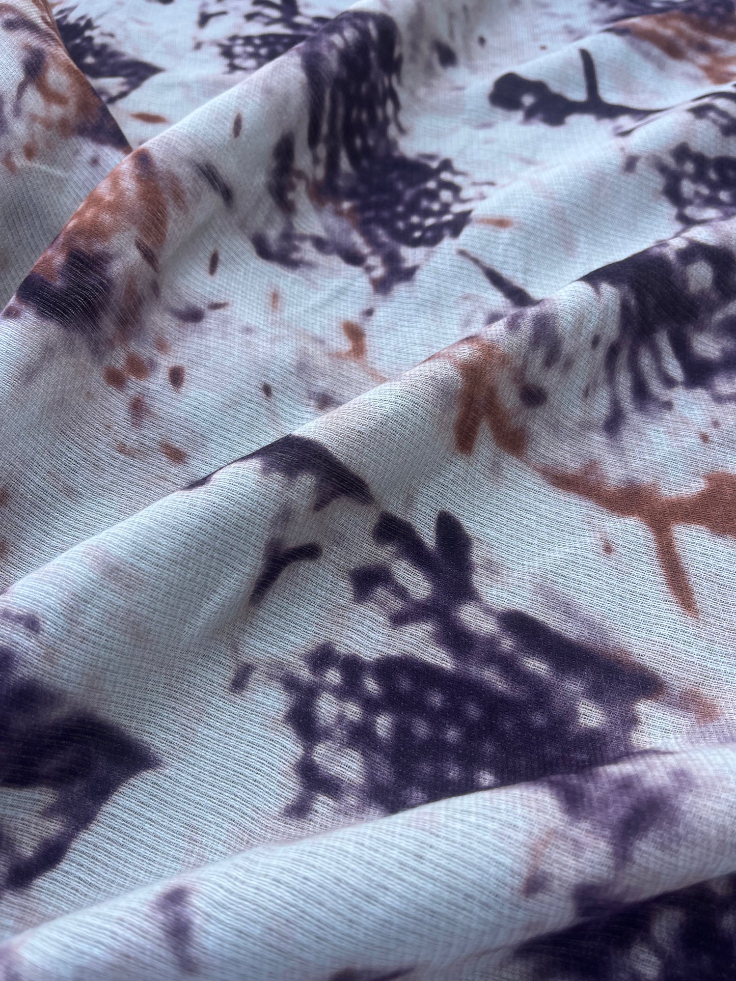LC LAZARUS 002 cotton gaze tie-dye print