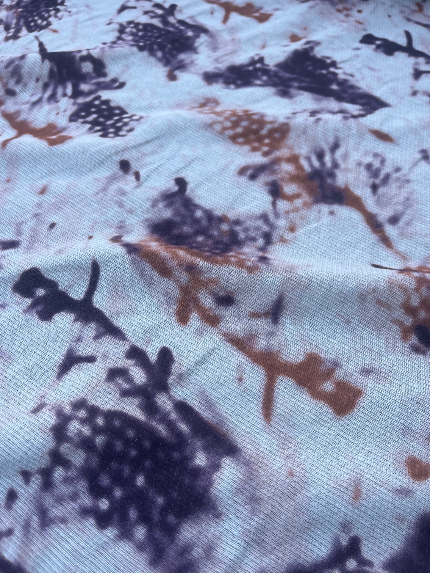 LC LAZARUS 002 cotton gaze tie-dye print
