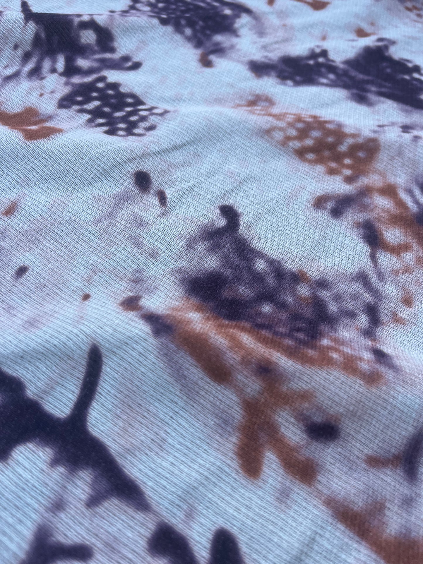 LC LAZARUS 002 cotton gaze tie-dye print