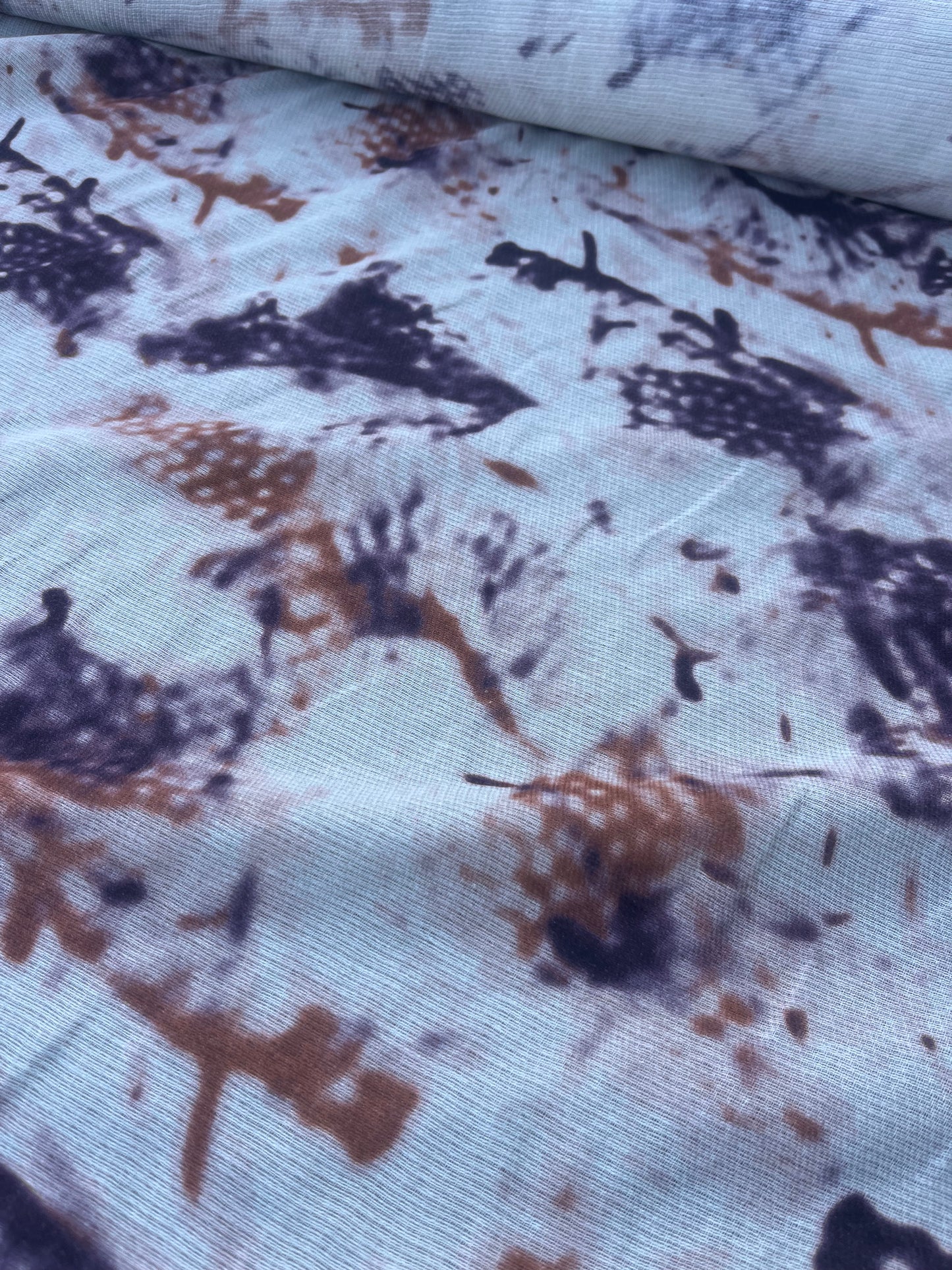 LC LAZARUS 002 cotton gaze tie-dye print