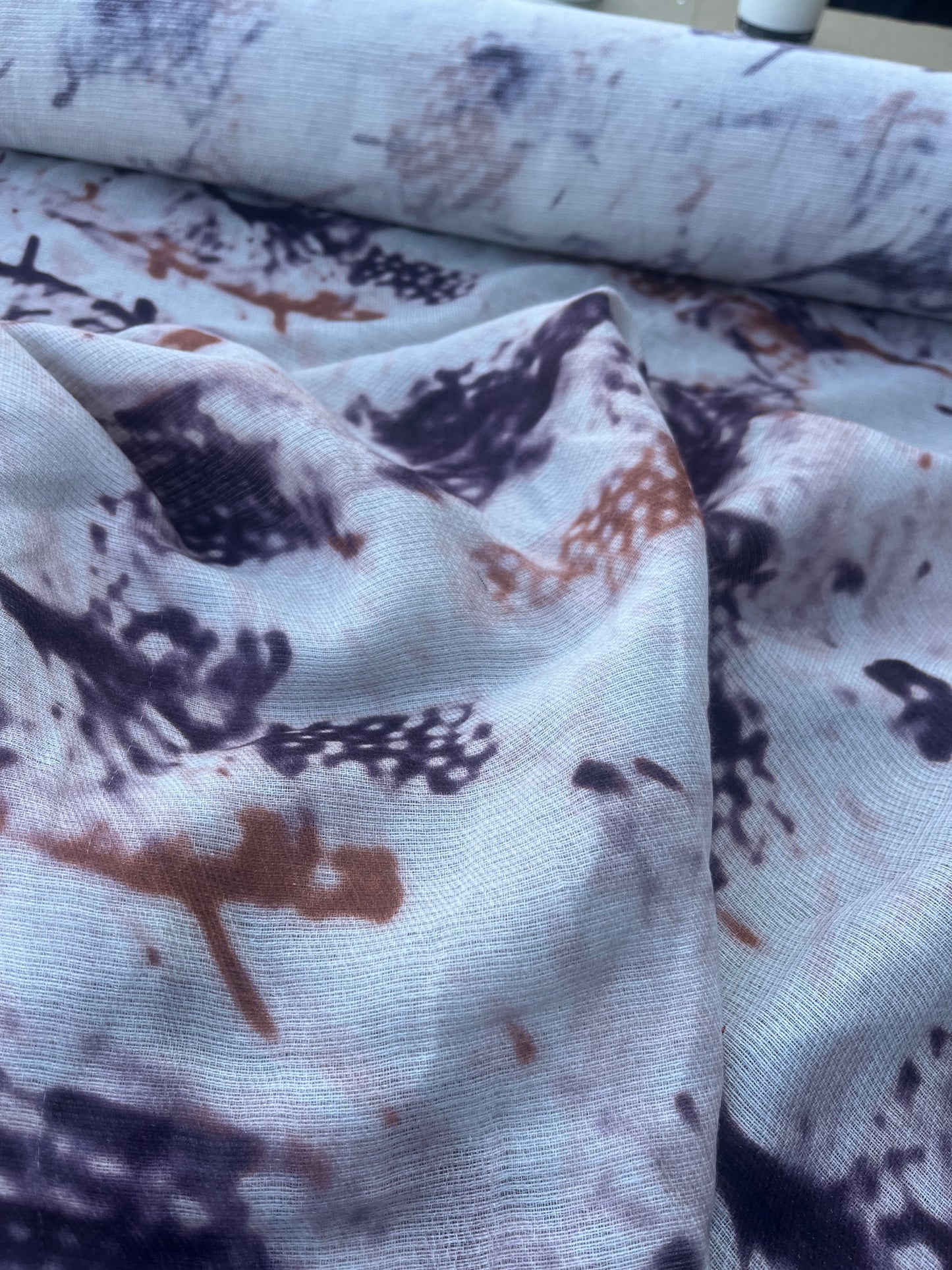 LC LAZARUS 002 cotton gaze tie-dye print