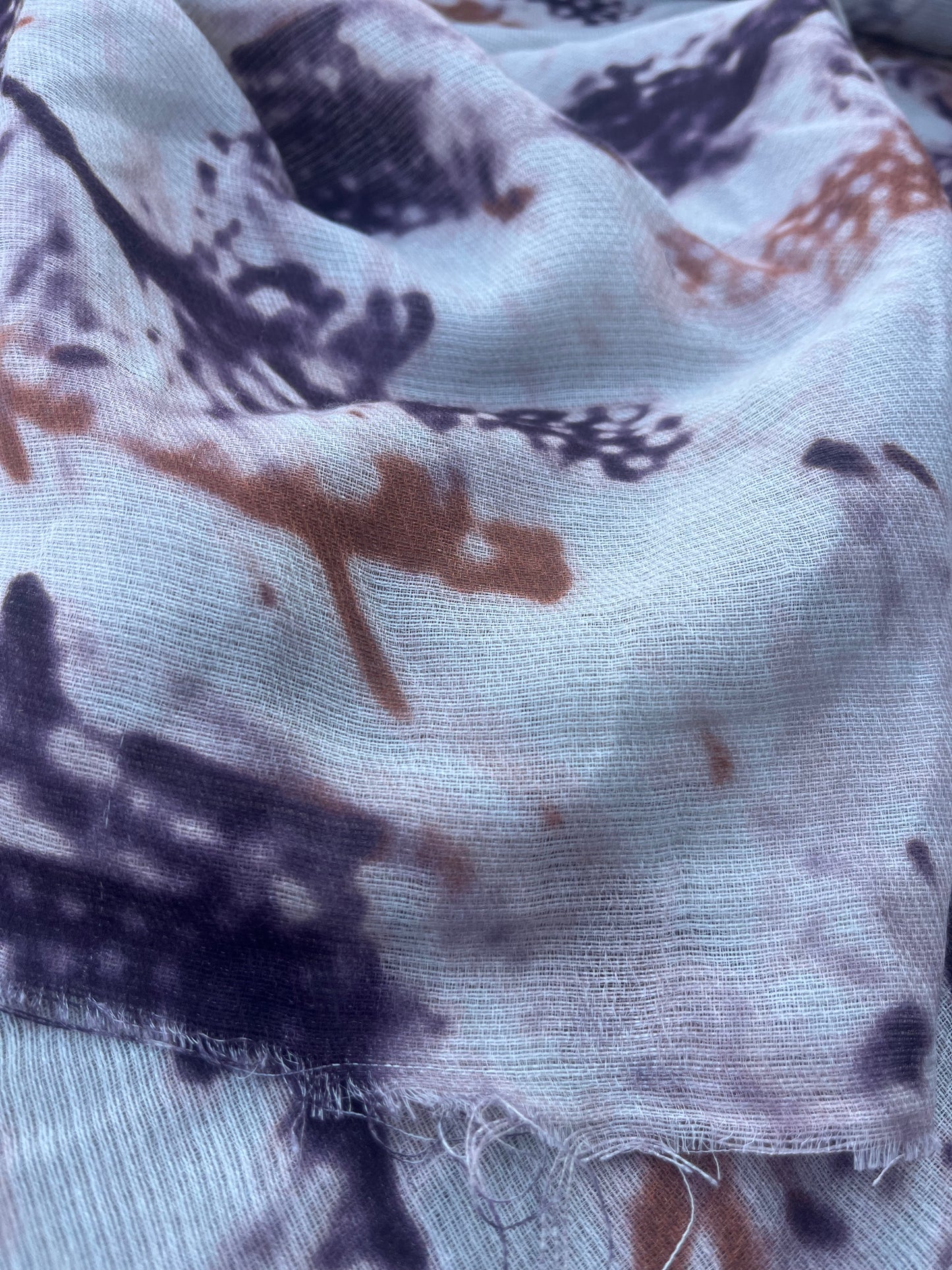 LC LAZARUS 002 cotton gaze tie-dye print