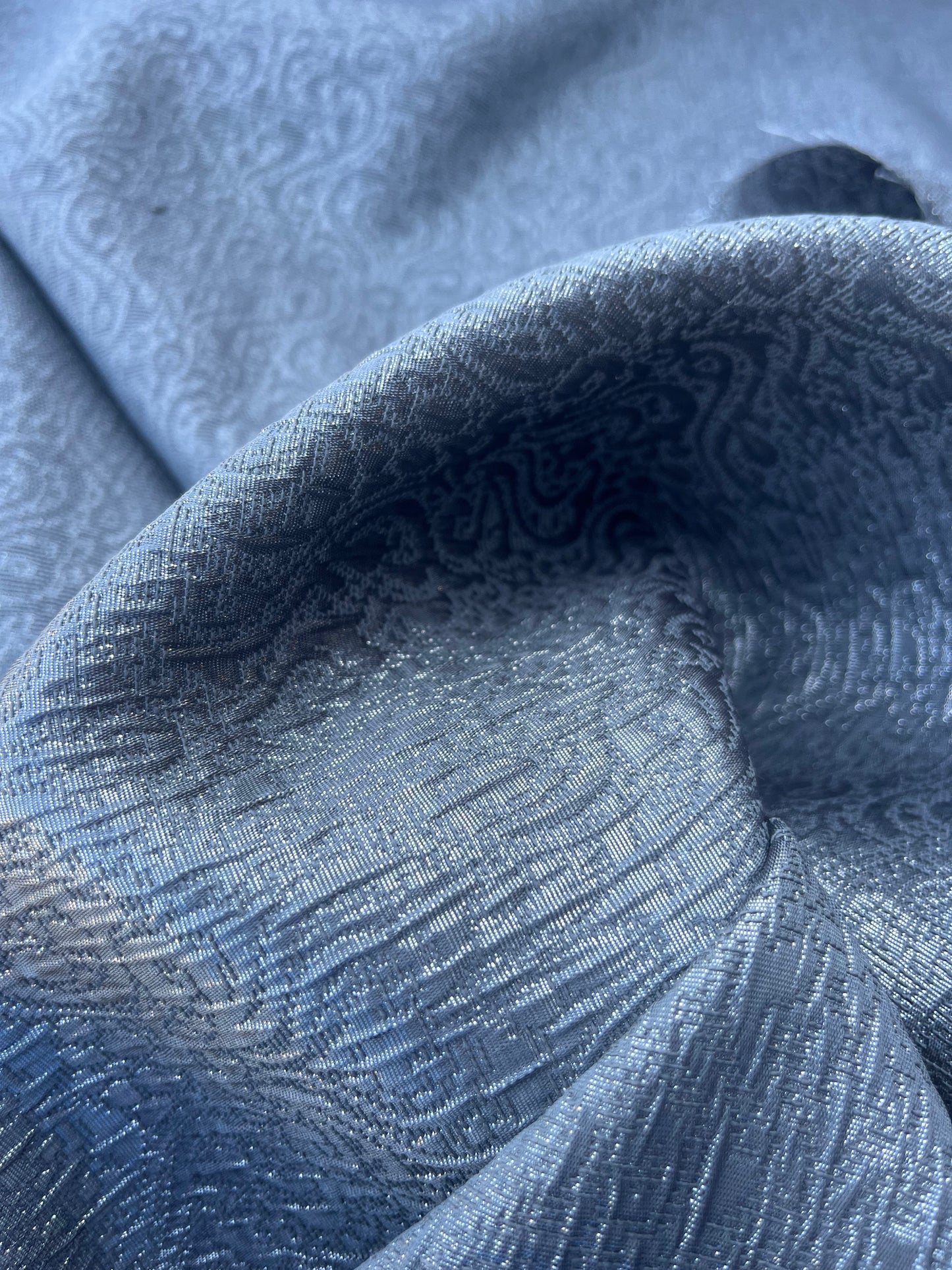 LAZARUS 011 jacquard double face teal colour