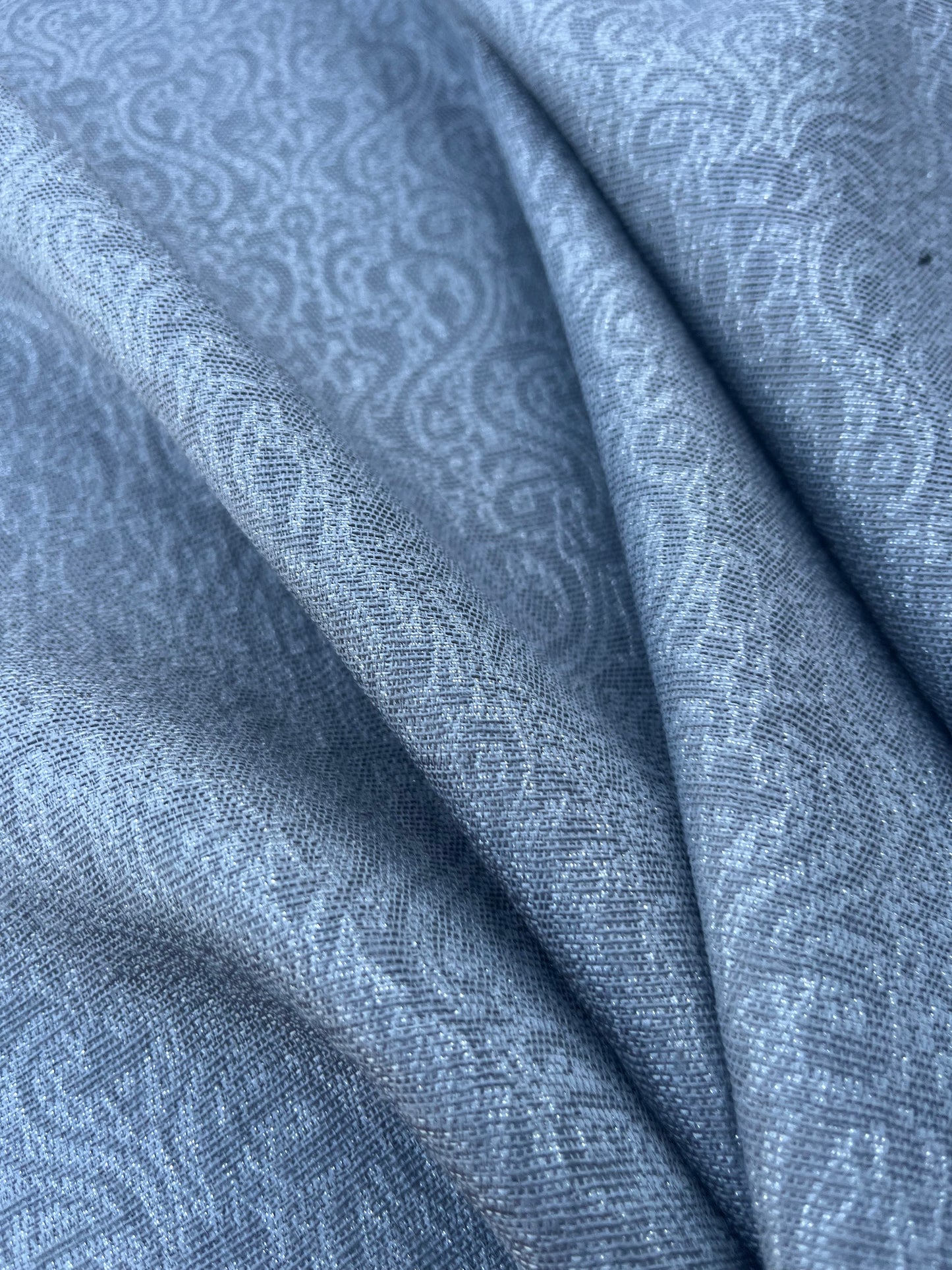 LAZARUS 011 jacquard double face teal colour