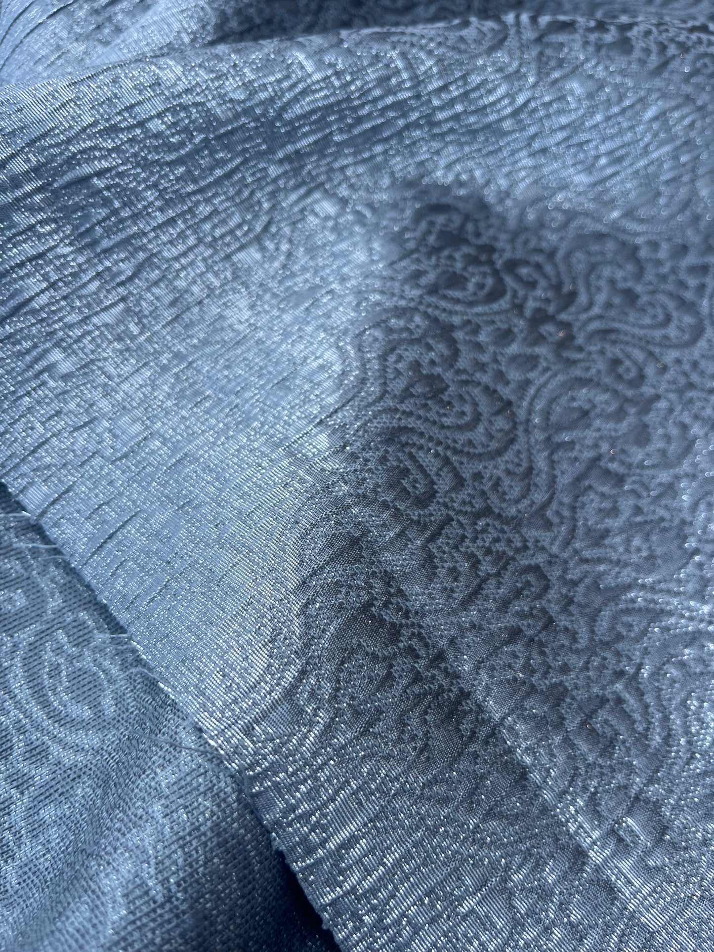 LAZARUS 011 jacquard double face teal colour