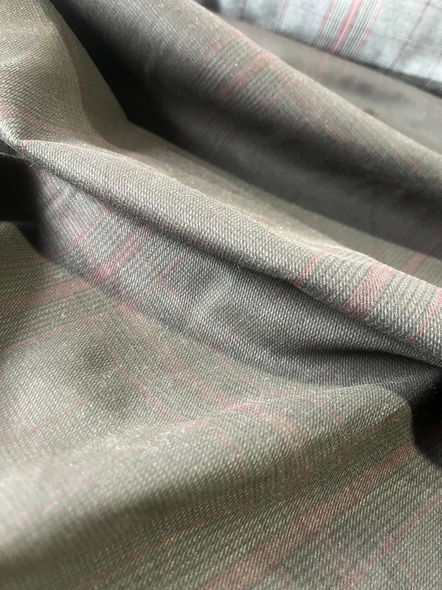 ROSALIA 035 heavy cotton check overdyed