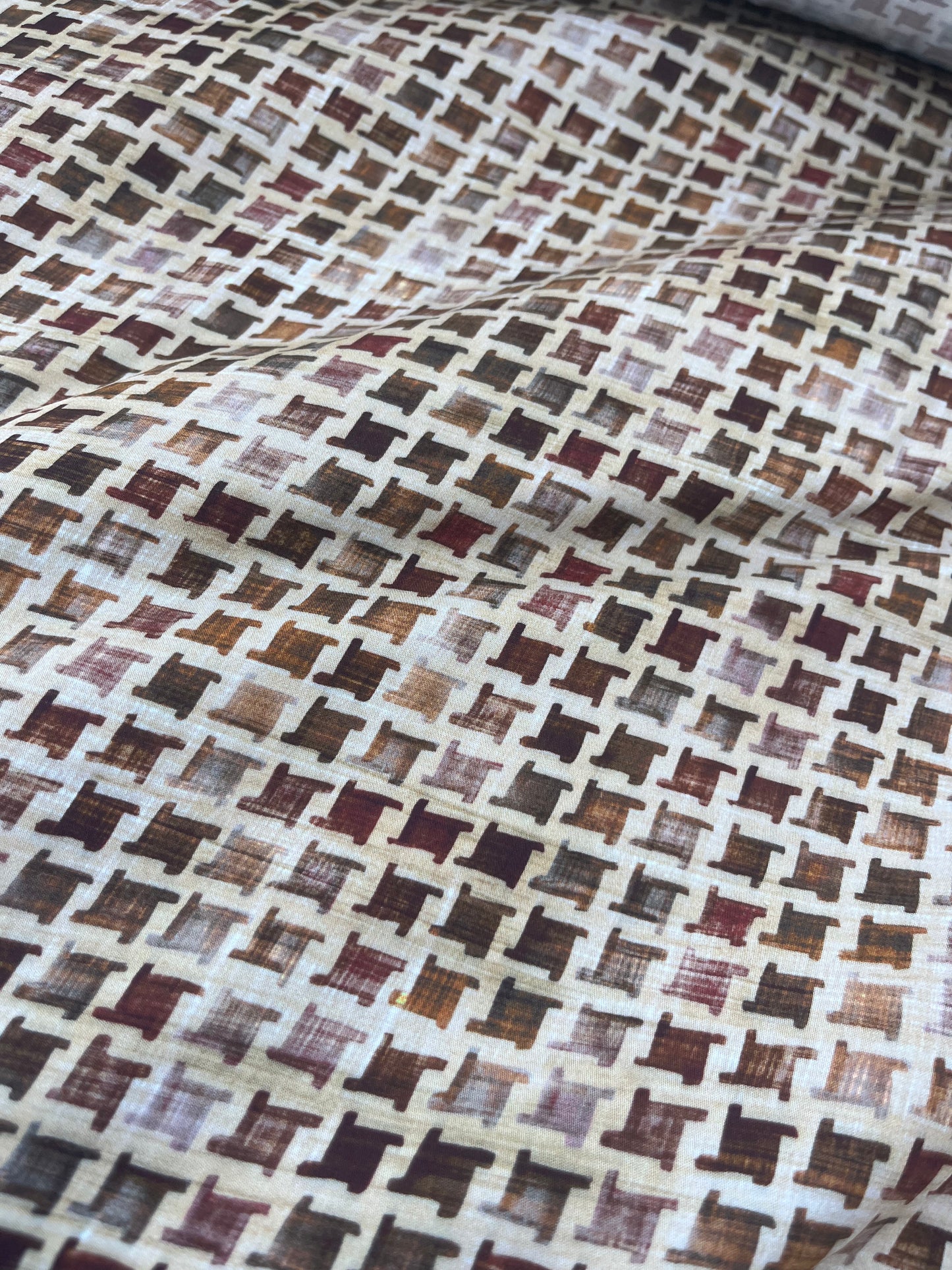 LAZARUS 030 viscose small square print
