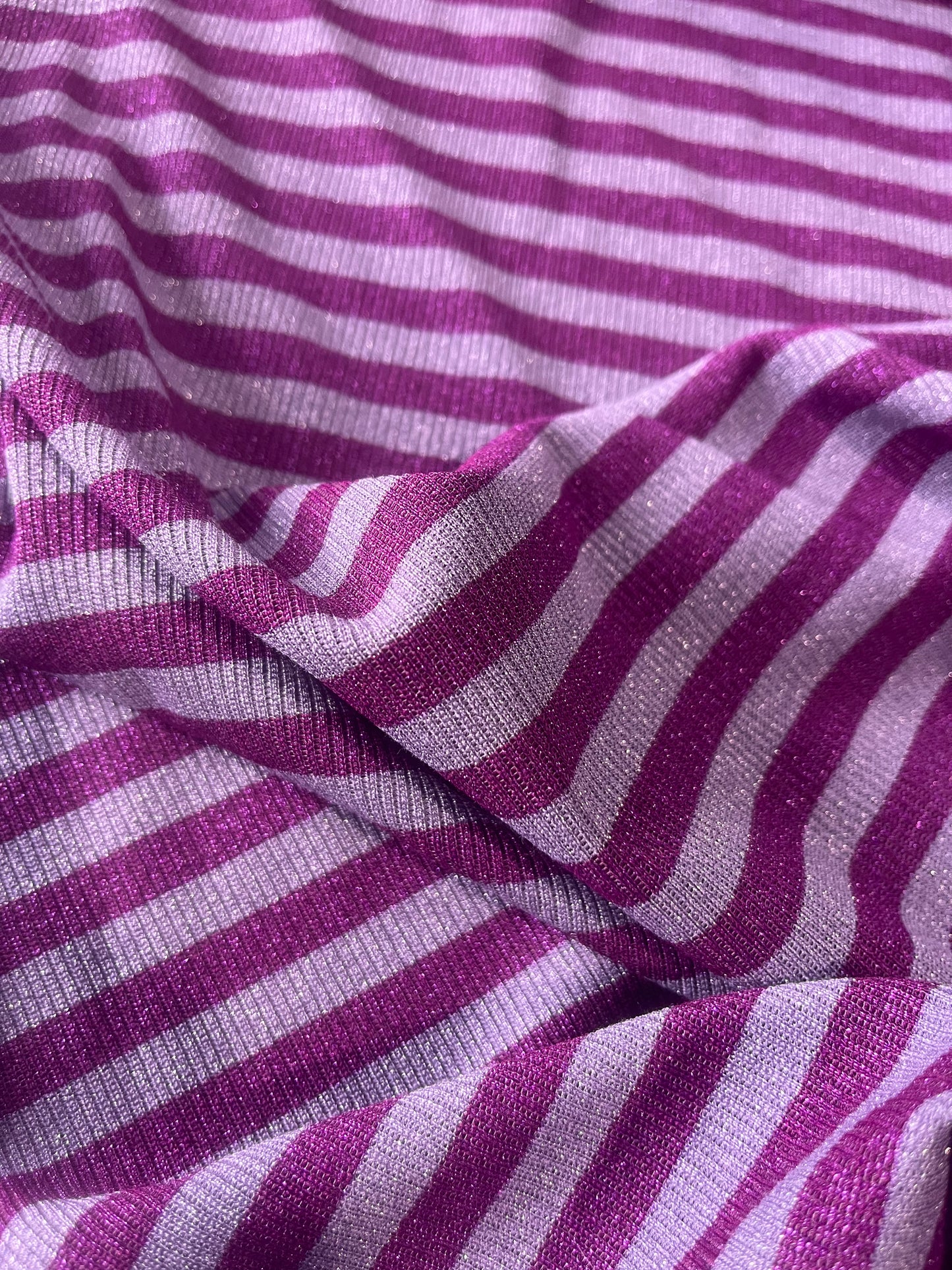 ROSALIA 052 jersey rib stripe 2/2 with lurex