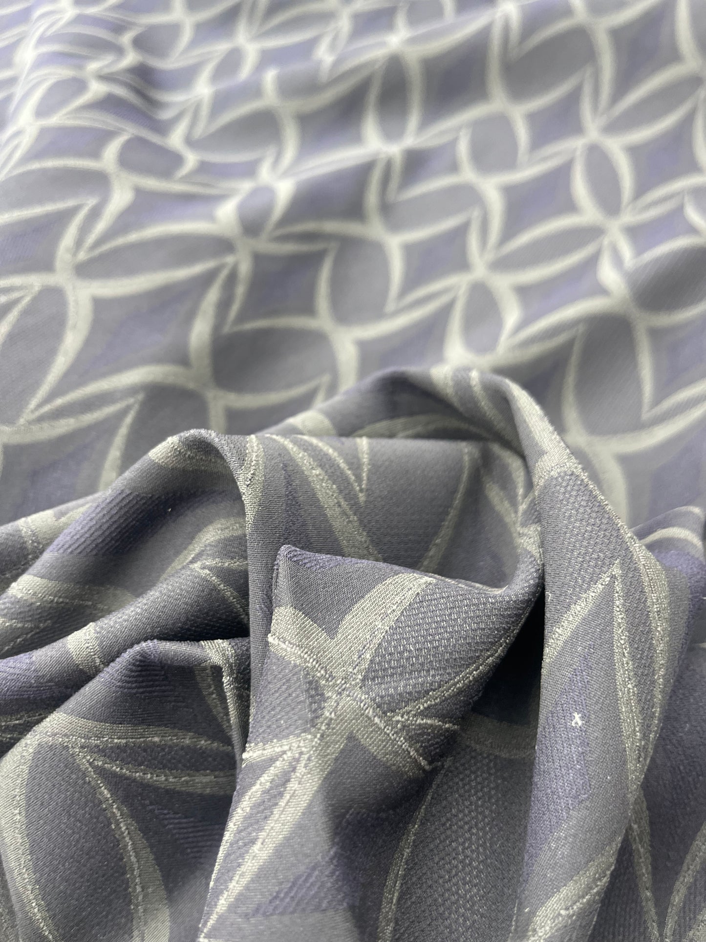 Hélène 003 stretch jacquard brown/black