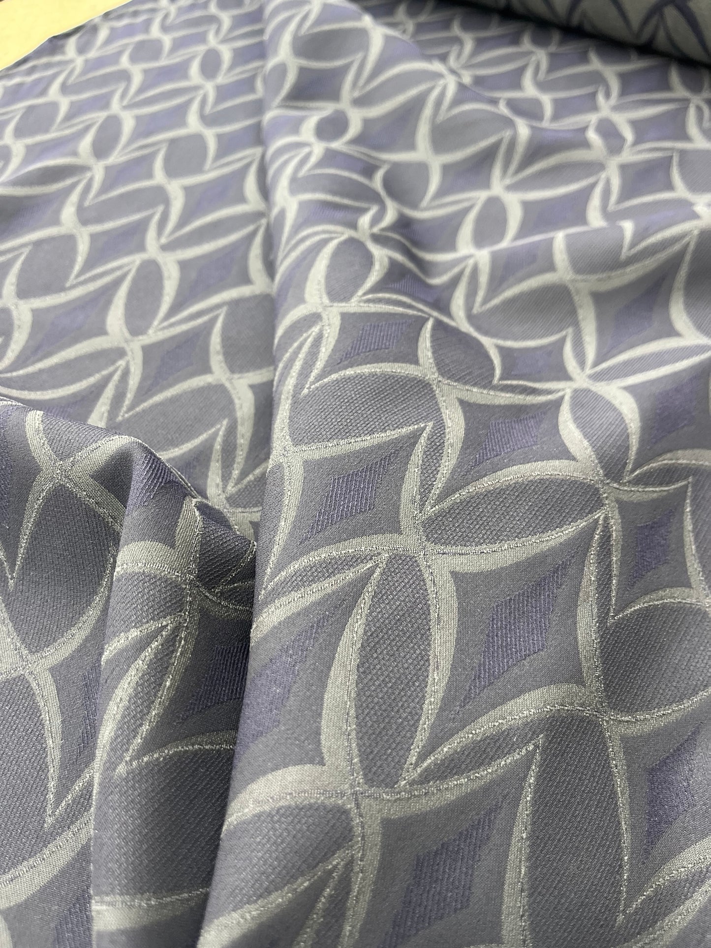 Hélène 003 stretch jacquard brown/black