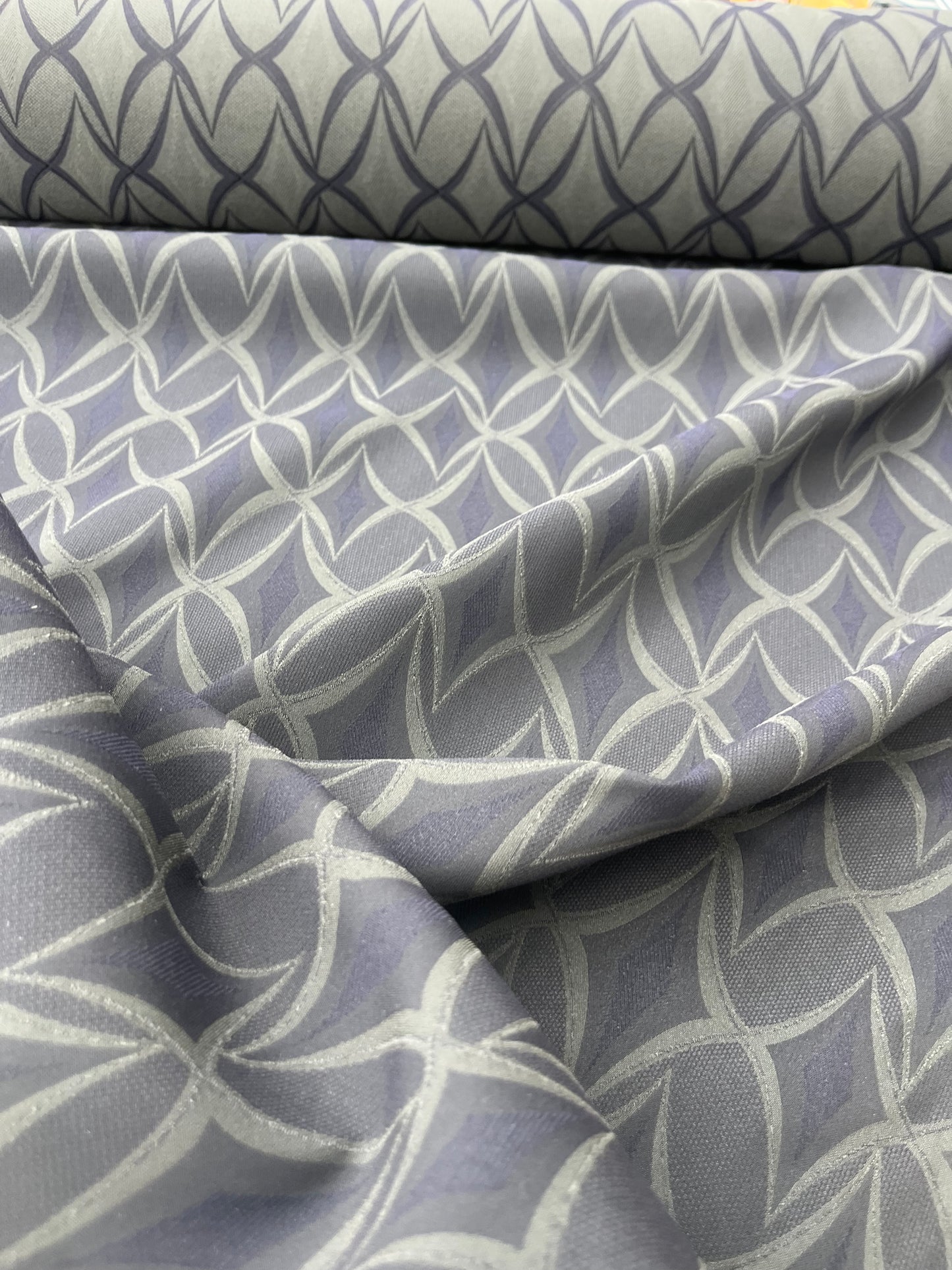 Hélène 003 stretch jacquard brown/black