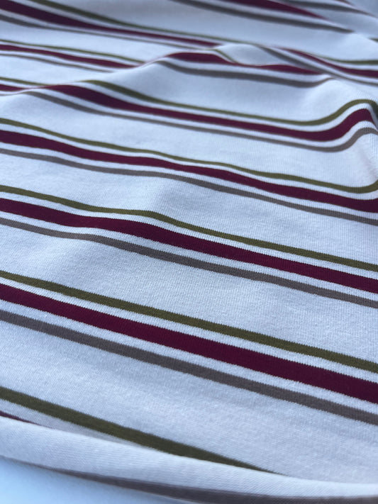 POLLY JANE 011 viscose jersey stripes