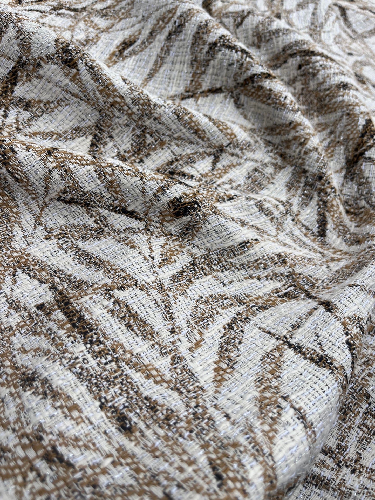 Hélène 012 cotton jacquard with lurex accents