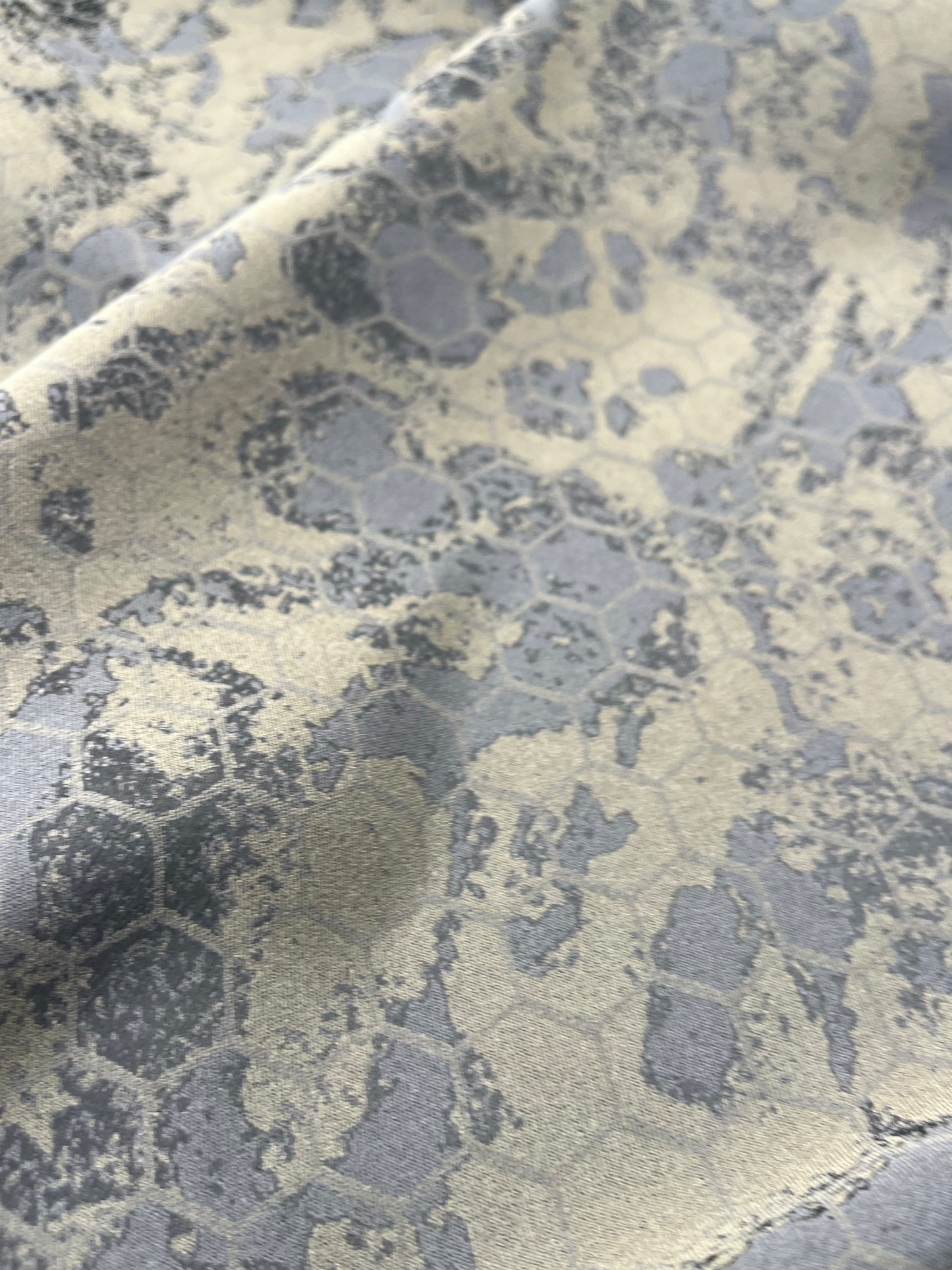 Hélène 014 stretch jacquard off brown/black