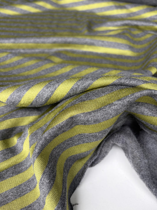 VINCE 022 heavy viscose jersey shiny stripes