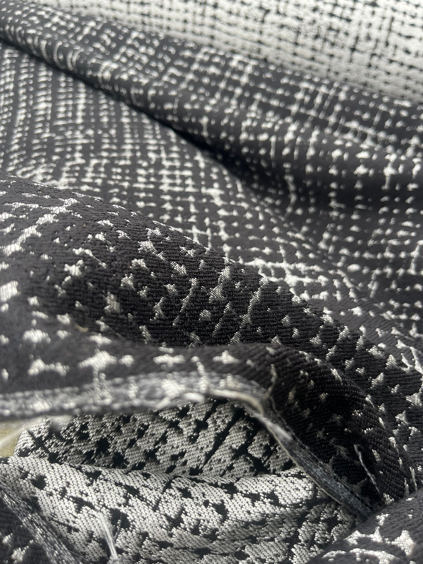 Hélène 023 cotton jacquard black/silver
