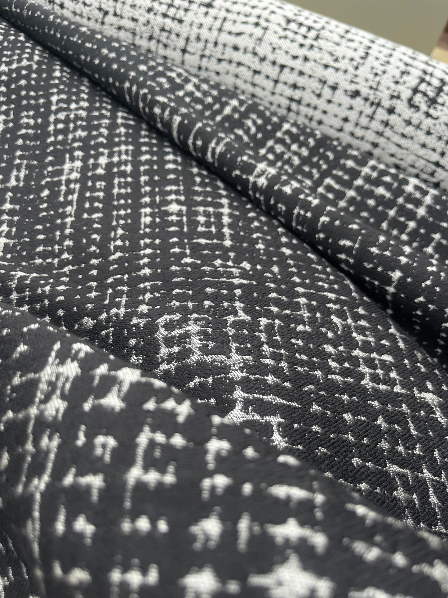 Hélène 023 cotton jacquard black/silver