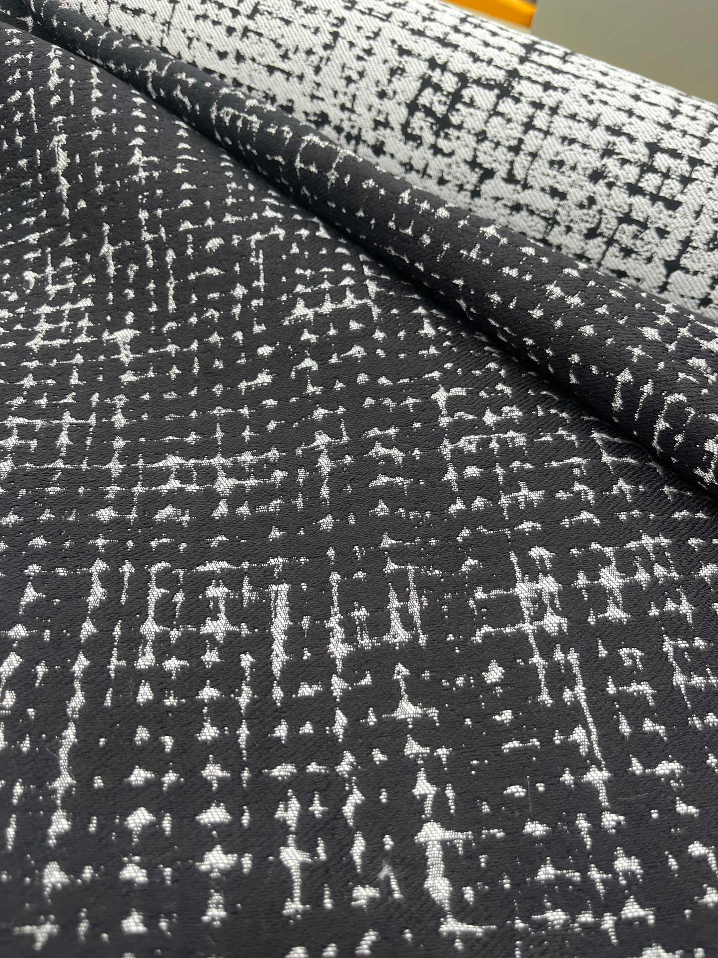 Hélène 023 cotton jacquard black/silver