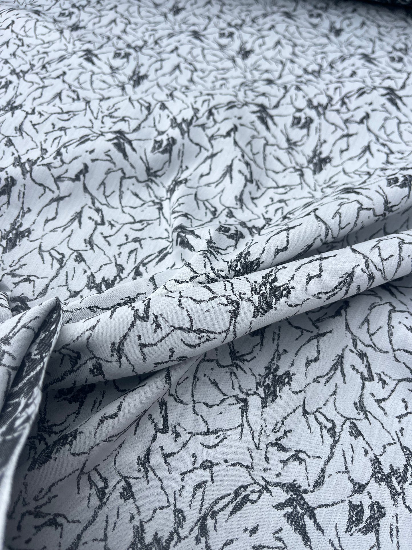 Hélène 030 super stretch jacquard grey/black