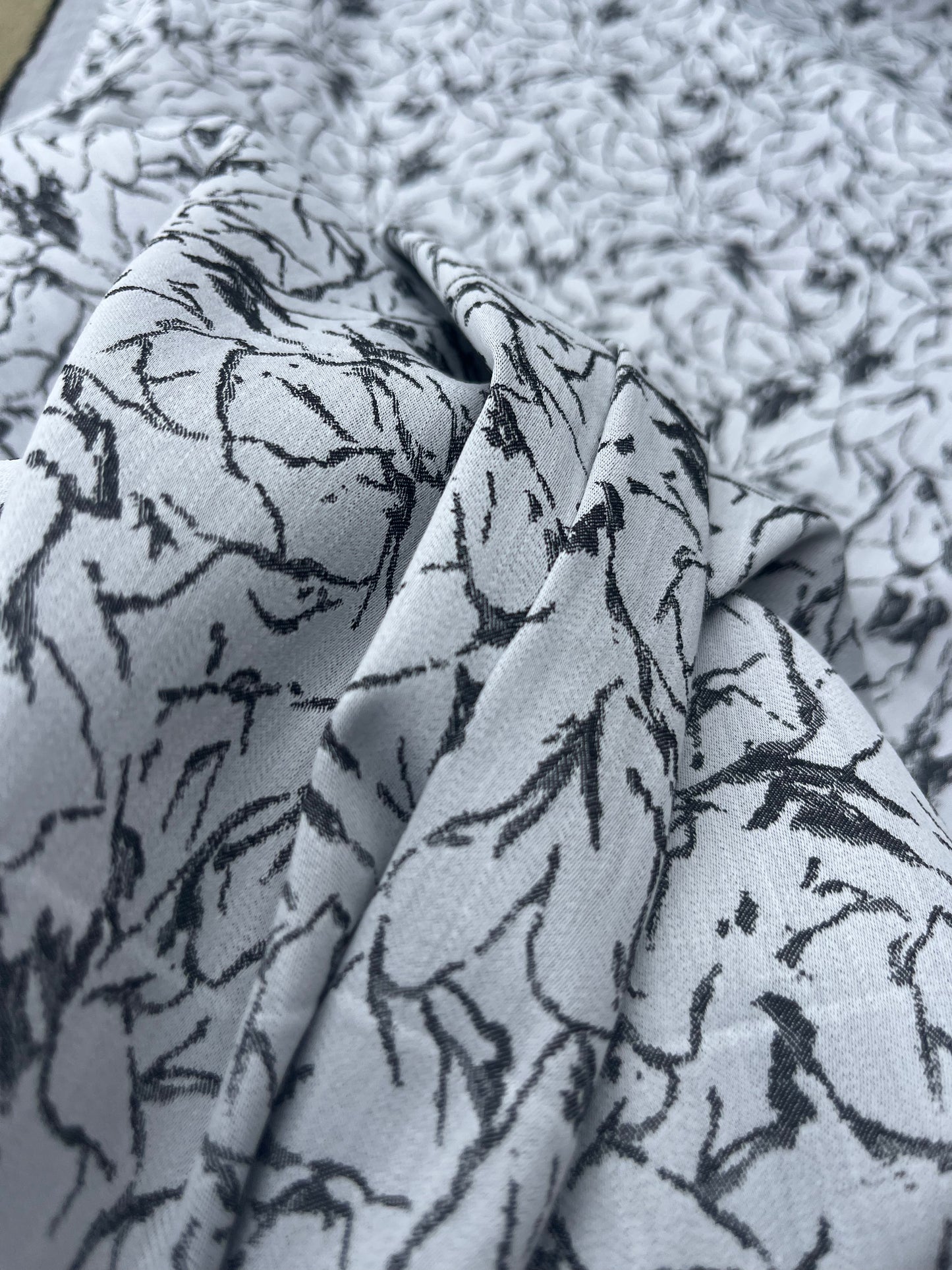 Hélène 030 super stretch jacquard grey/black