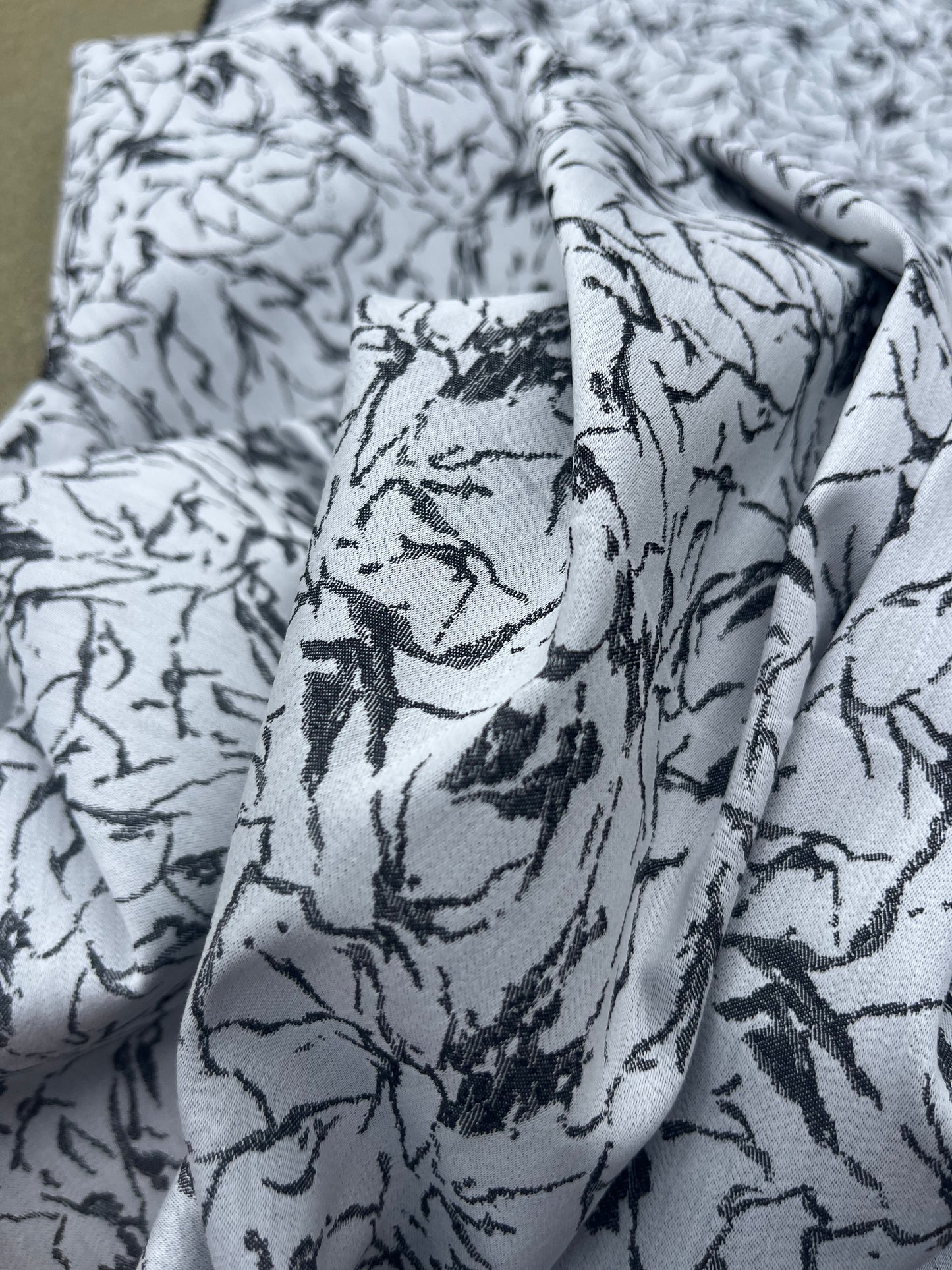Hélène 030 super stretch jacquard grey/black