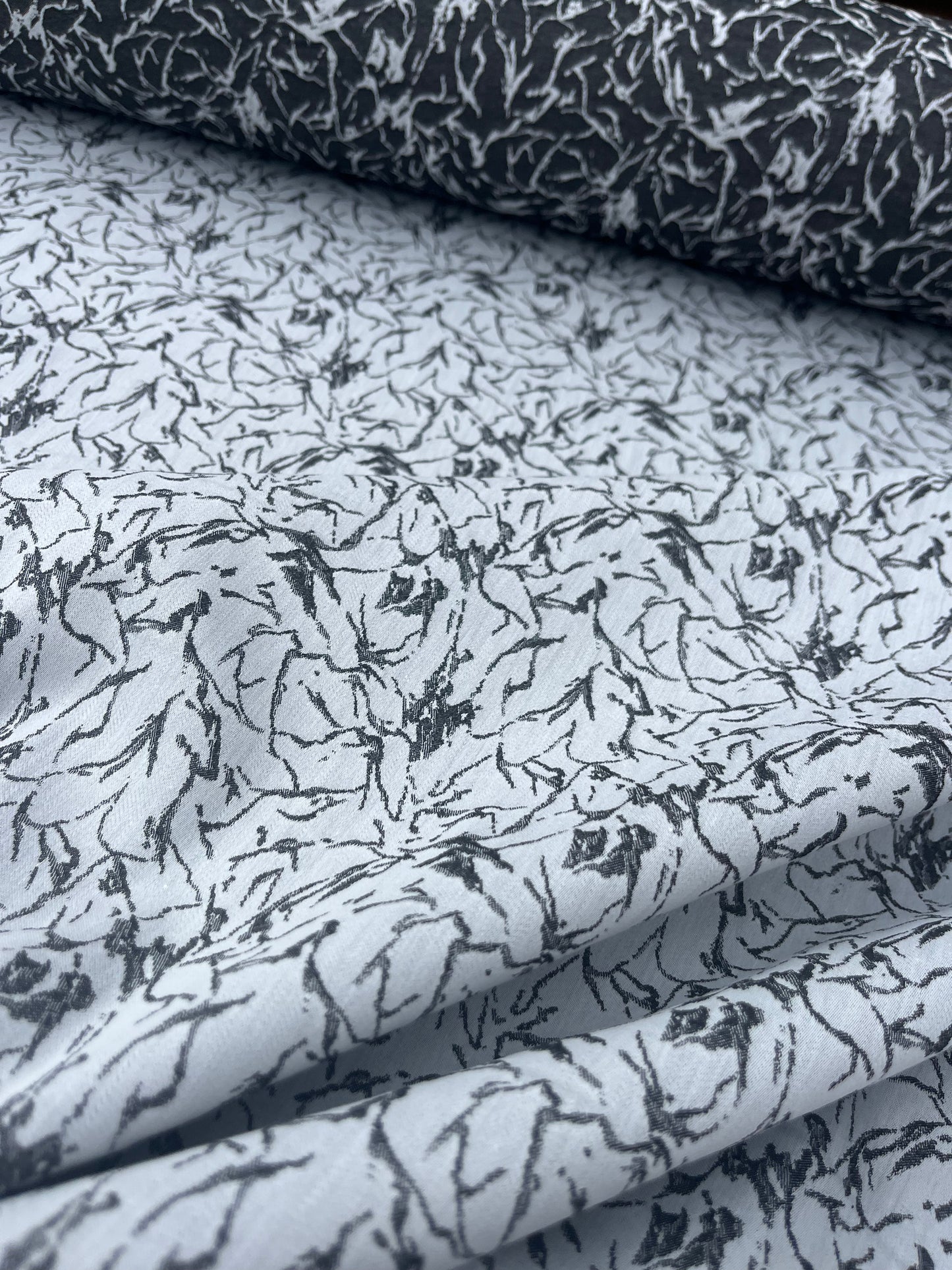 Hélène 030 super stretch jacquard grey/black