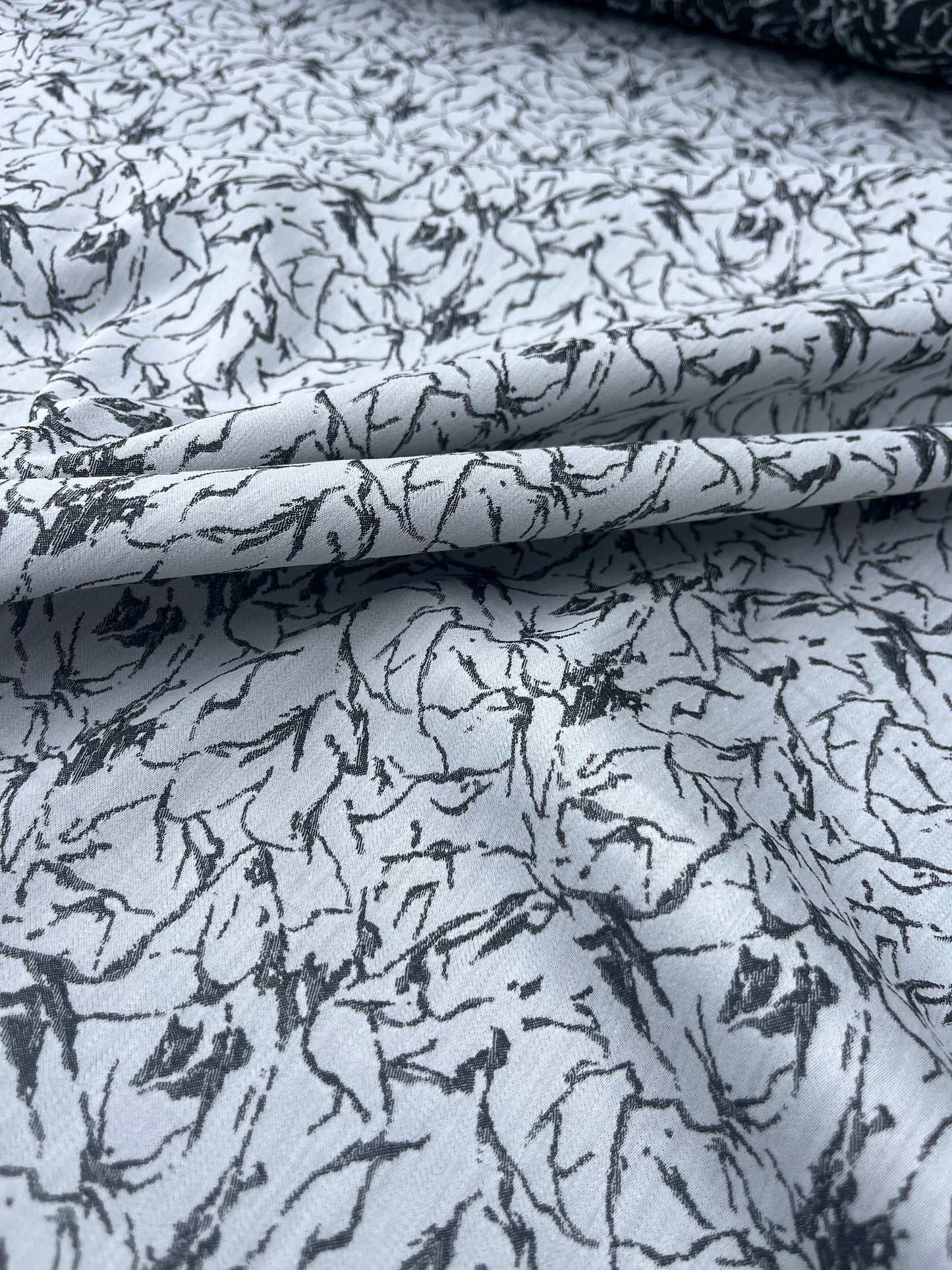 Hélène 030 super stretch jacquard grey/black