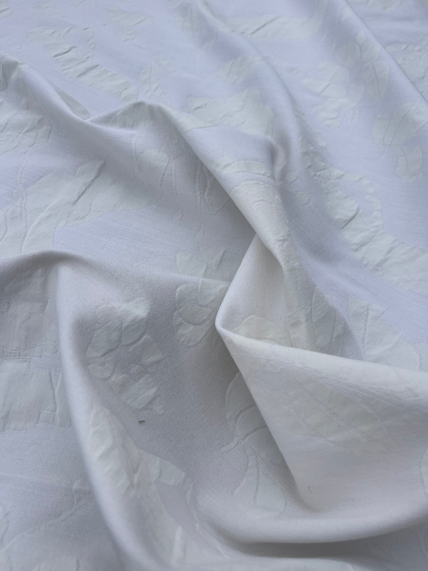 Hélène 033 jacquard with cotton white/ecru