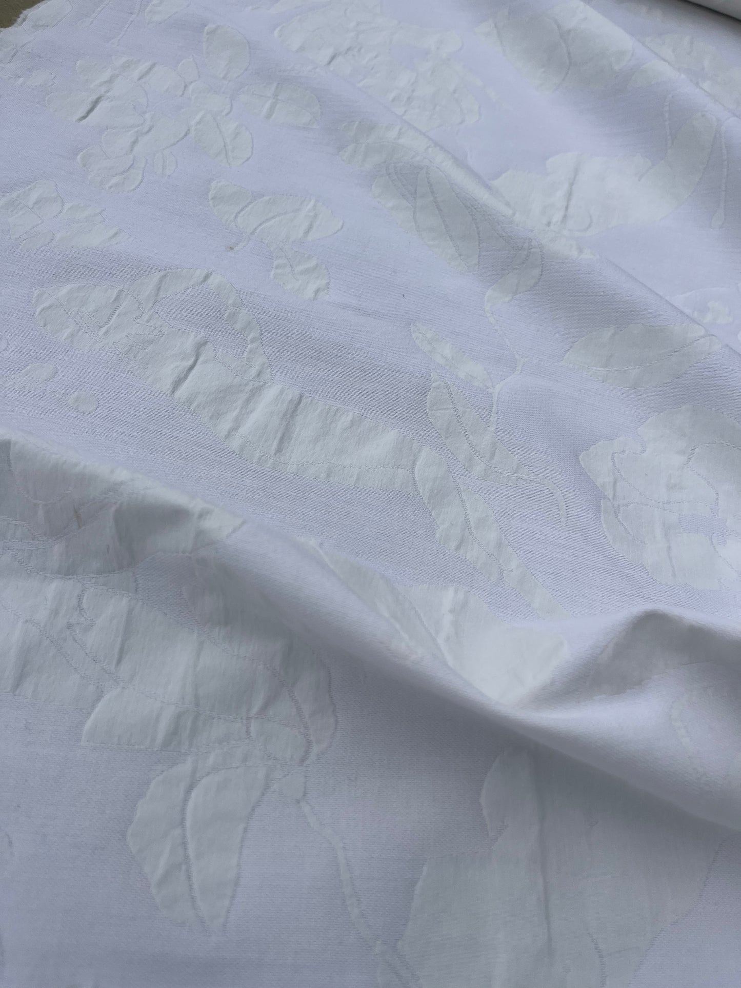 Hélène 033 jacquard with cotton white/ecru